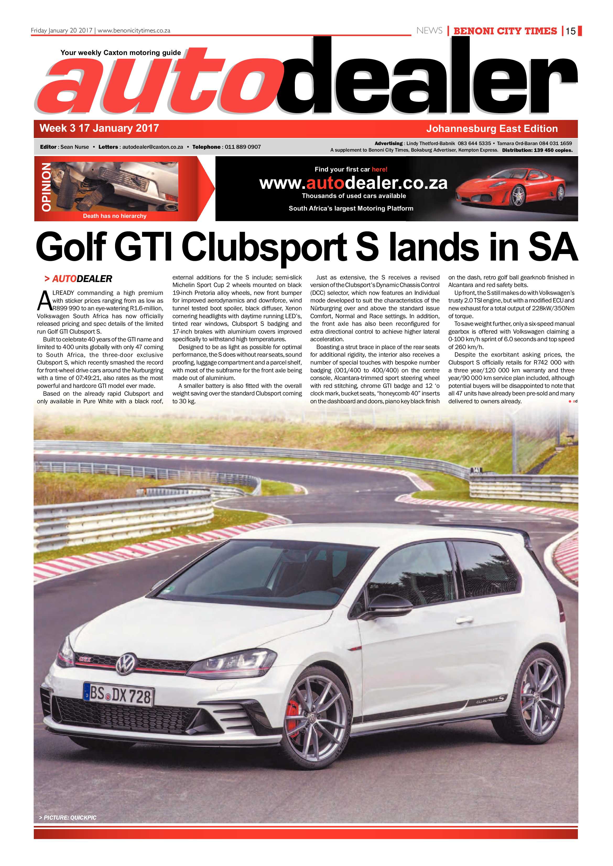 Benoni City Times 19 January 2017 page 15