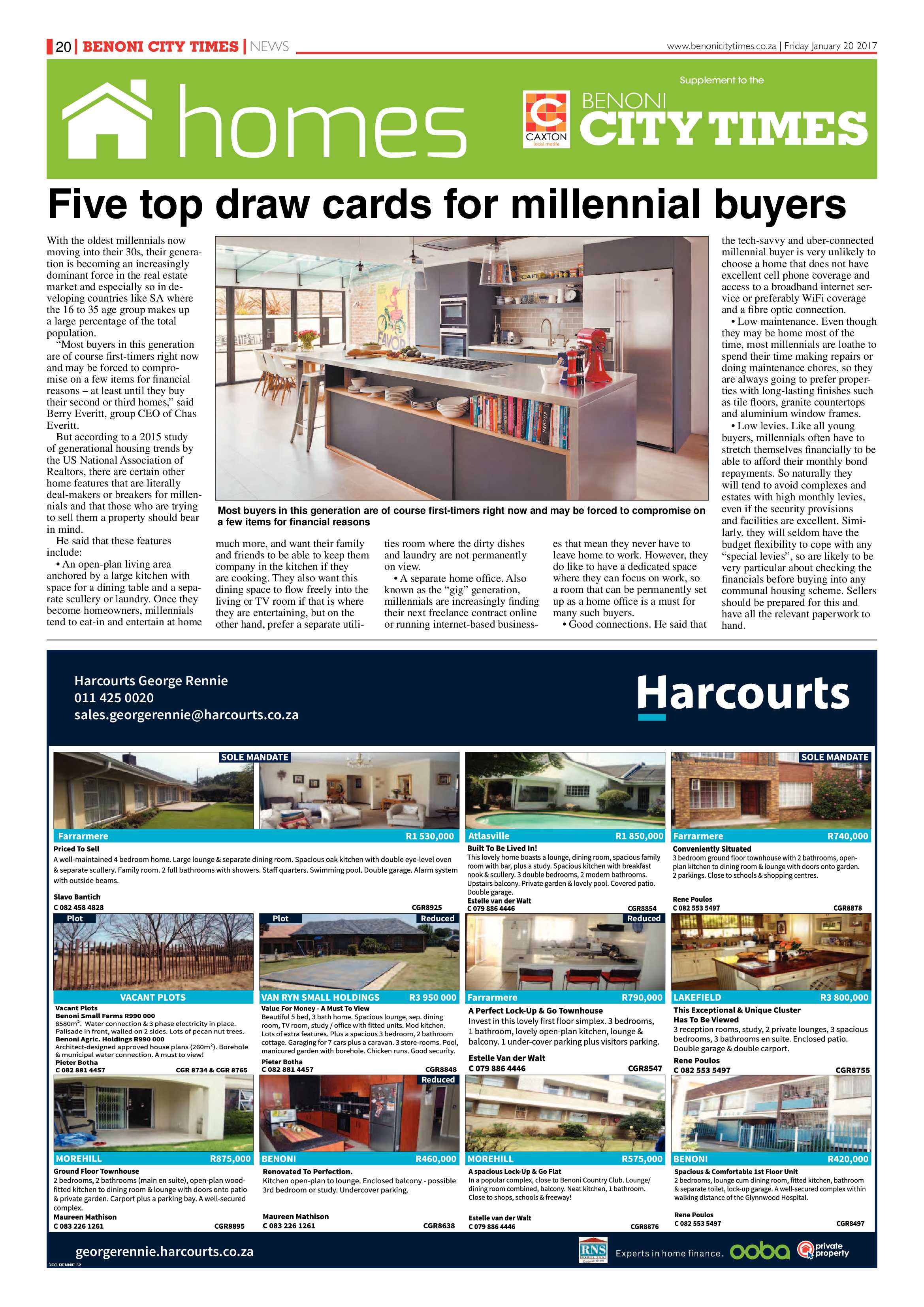 Benoni City Times 19 January 2017 page 20