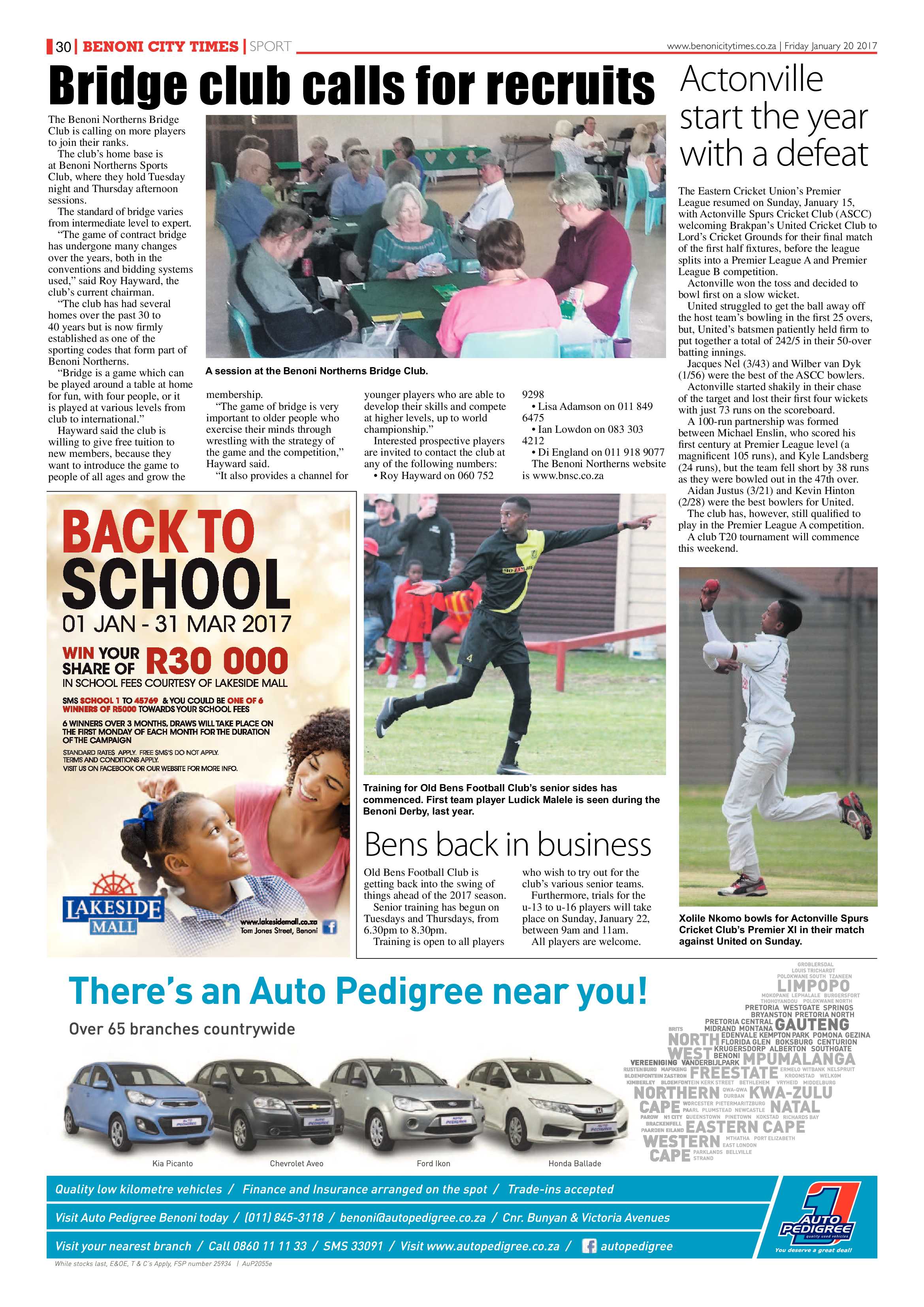 Benoni City Times 19 January 2017 page 30