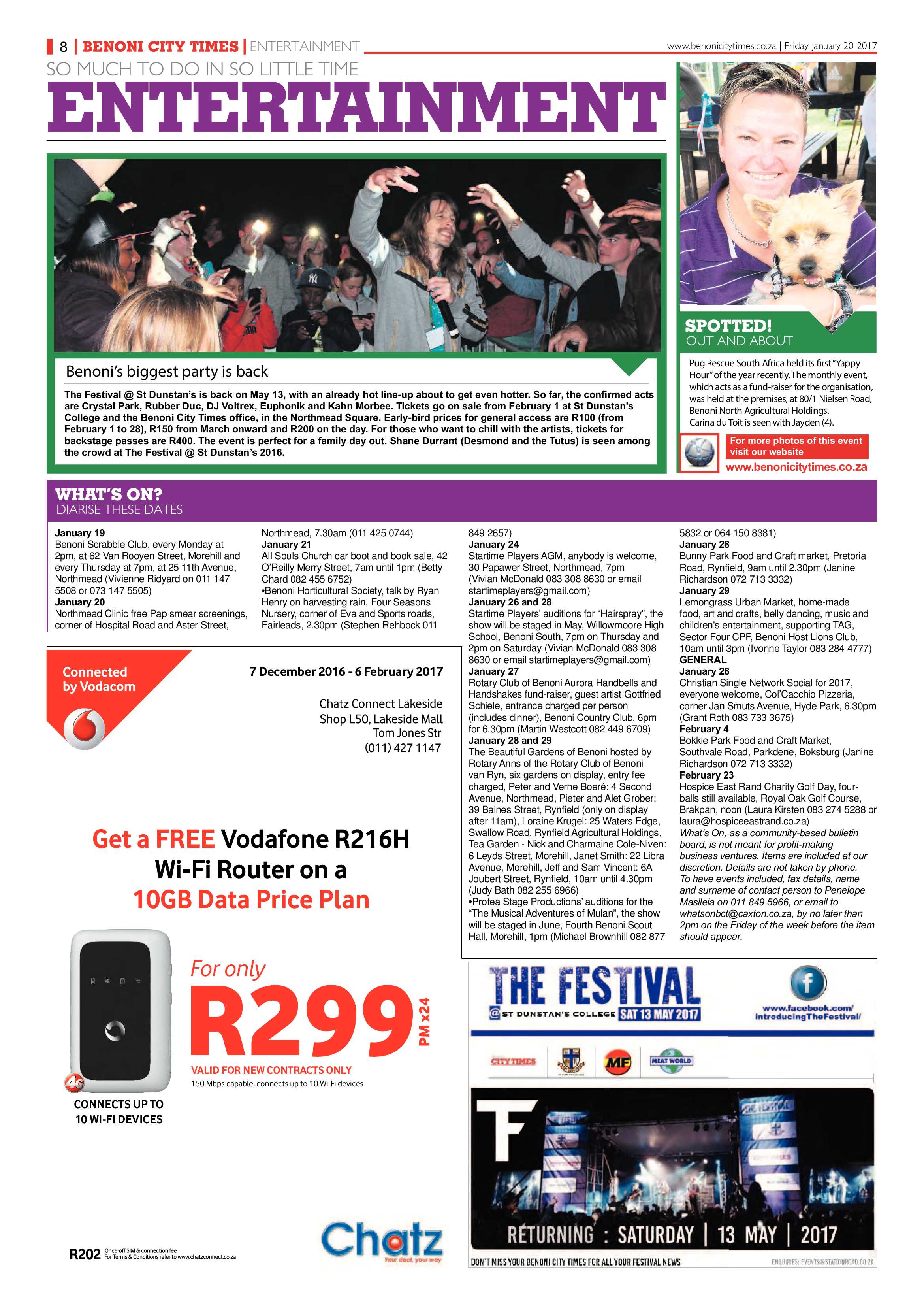 Benoni City Times 19 January 2017 page 8
