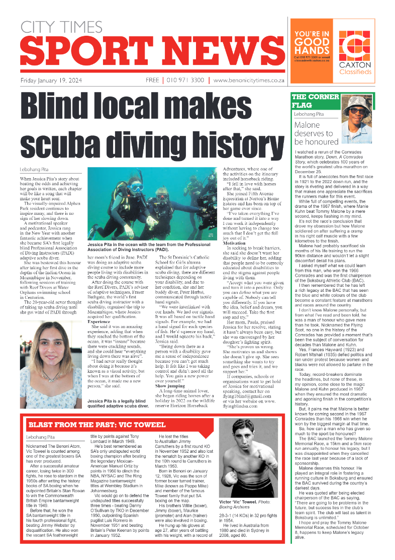 Benoni City Times 19 January 2024 page 12