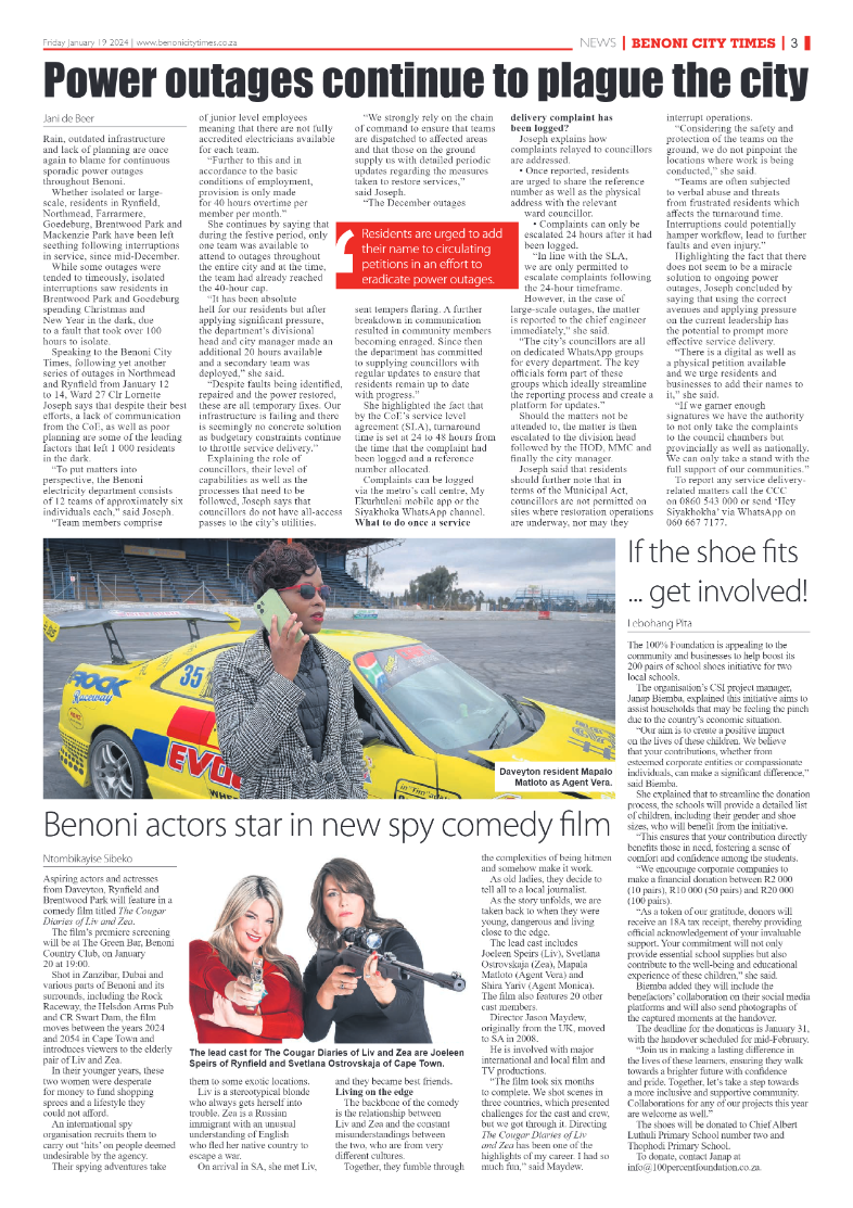 Benoni City Times 19 January 2024 page 3