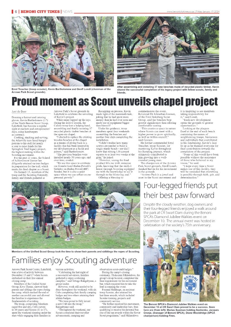 Benoni City Times 19 January 2024 page 6