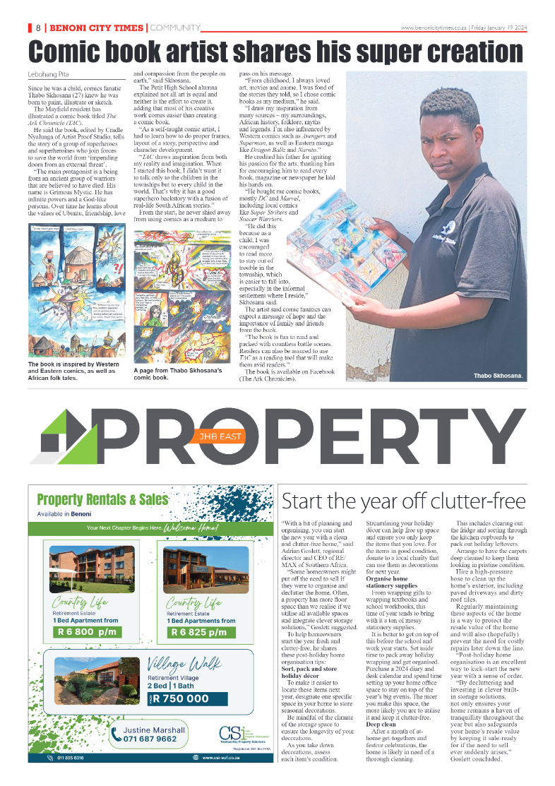 Benoni City Times 19 January 2024 page 8