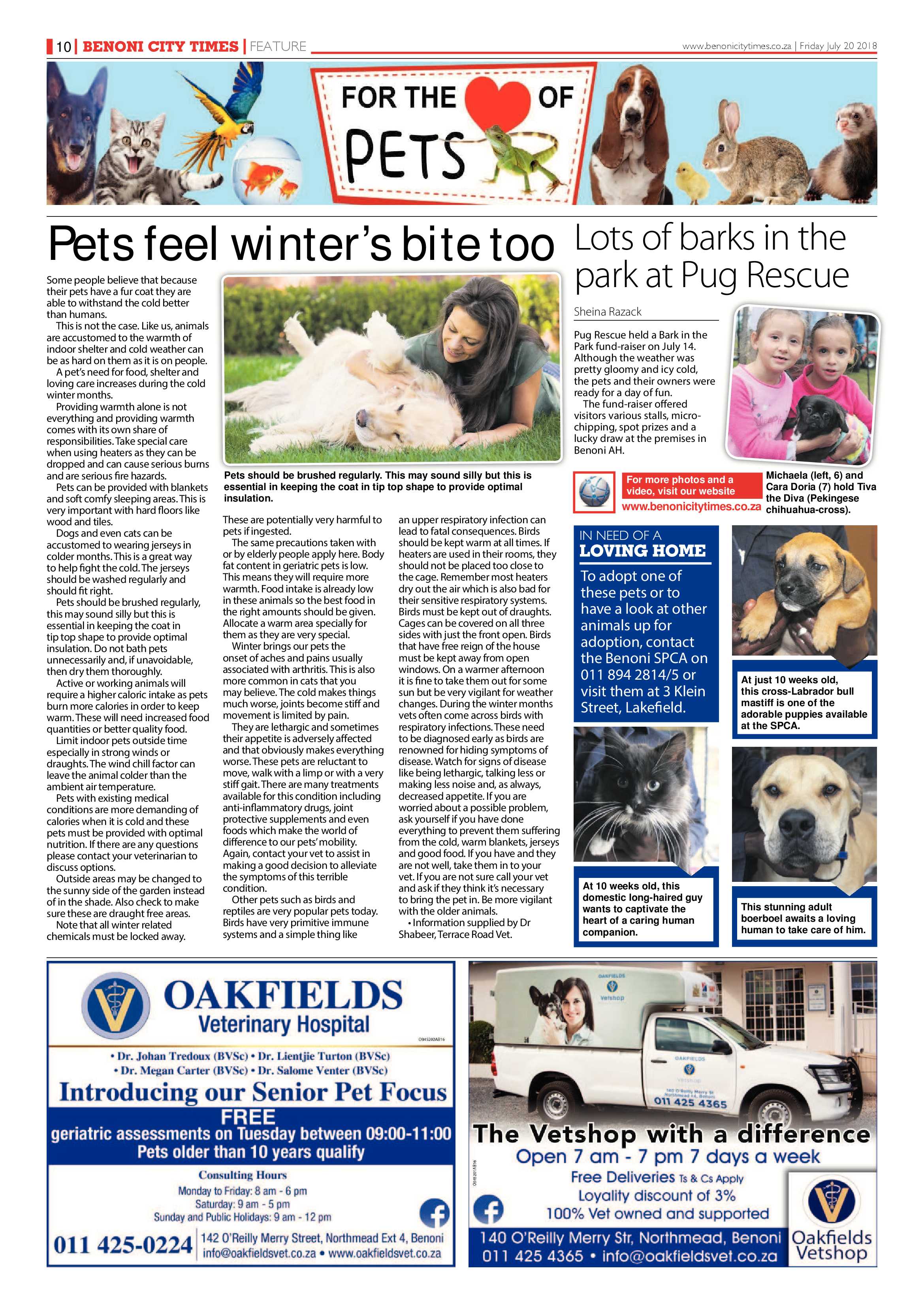 Benoni City Times 19 July 2018 page 10