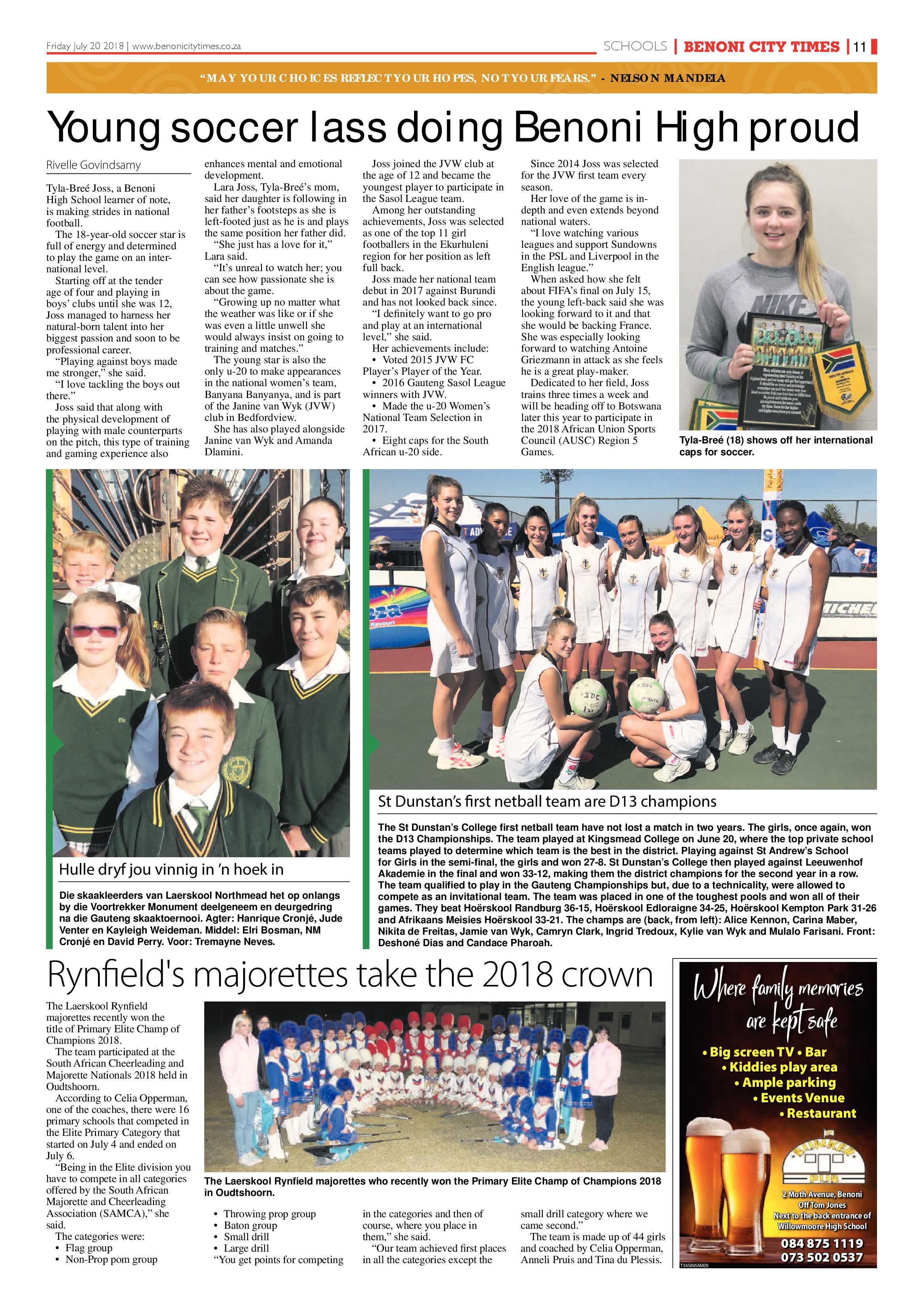 Benoni City Times 19 July 2018 page 11