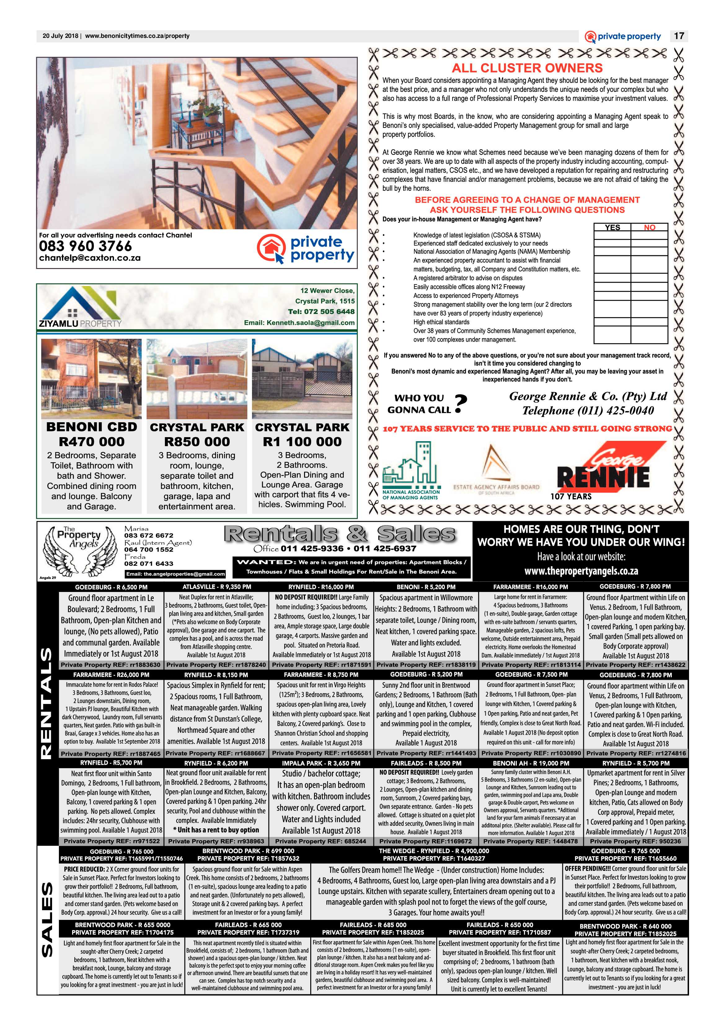 Benoni City Times 19 July 2018 page 17