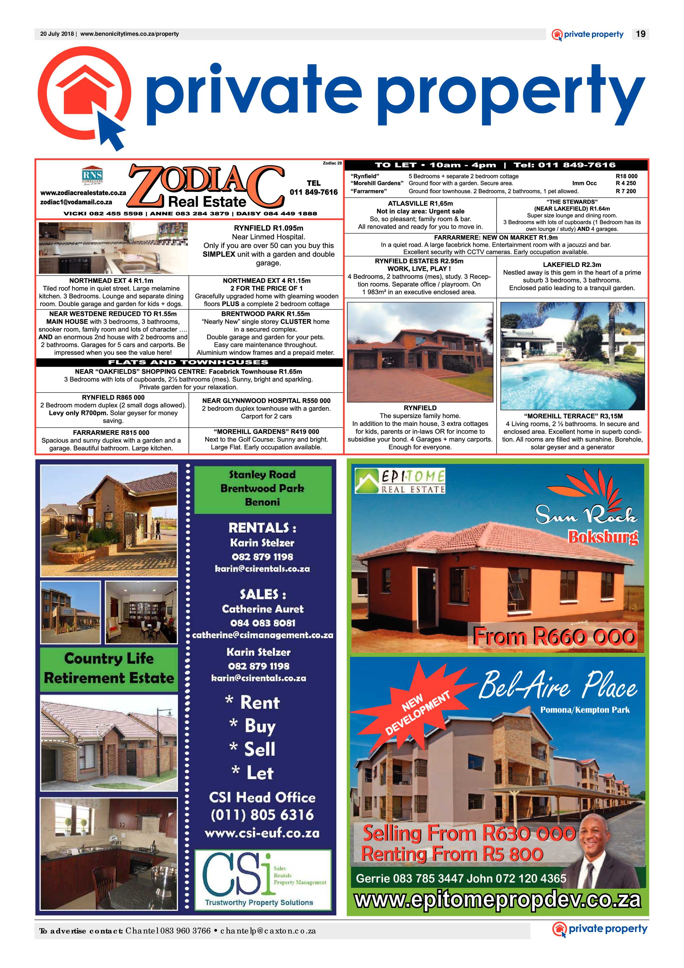 Benoni City Times 19 July 2018 page 19