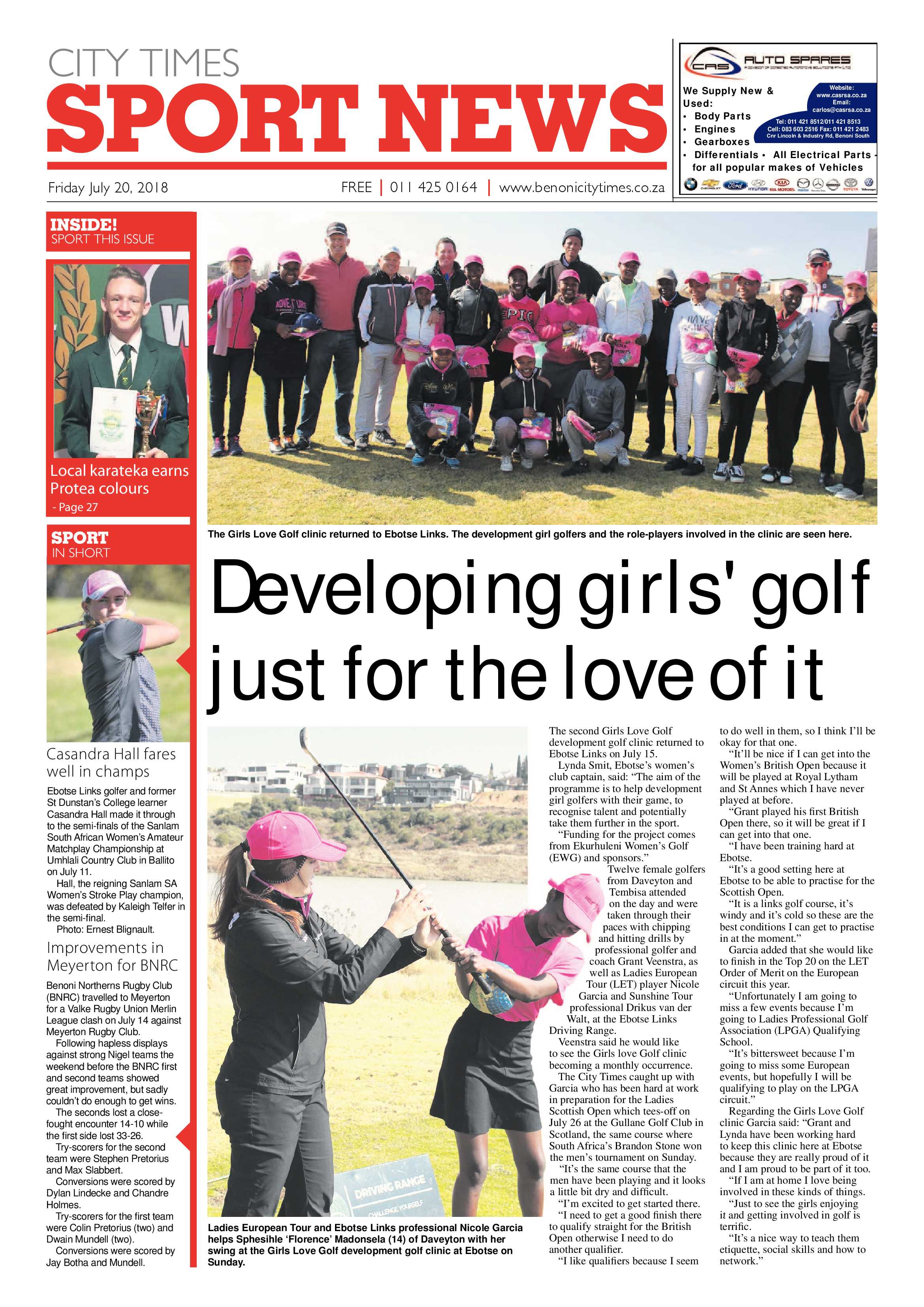 Benoni City Times 19 July 2018 page 28