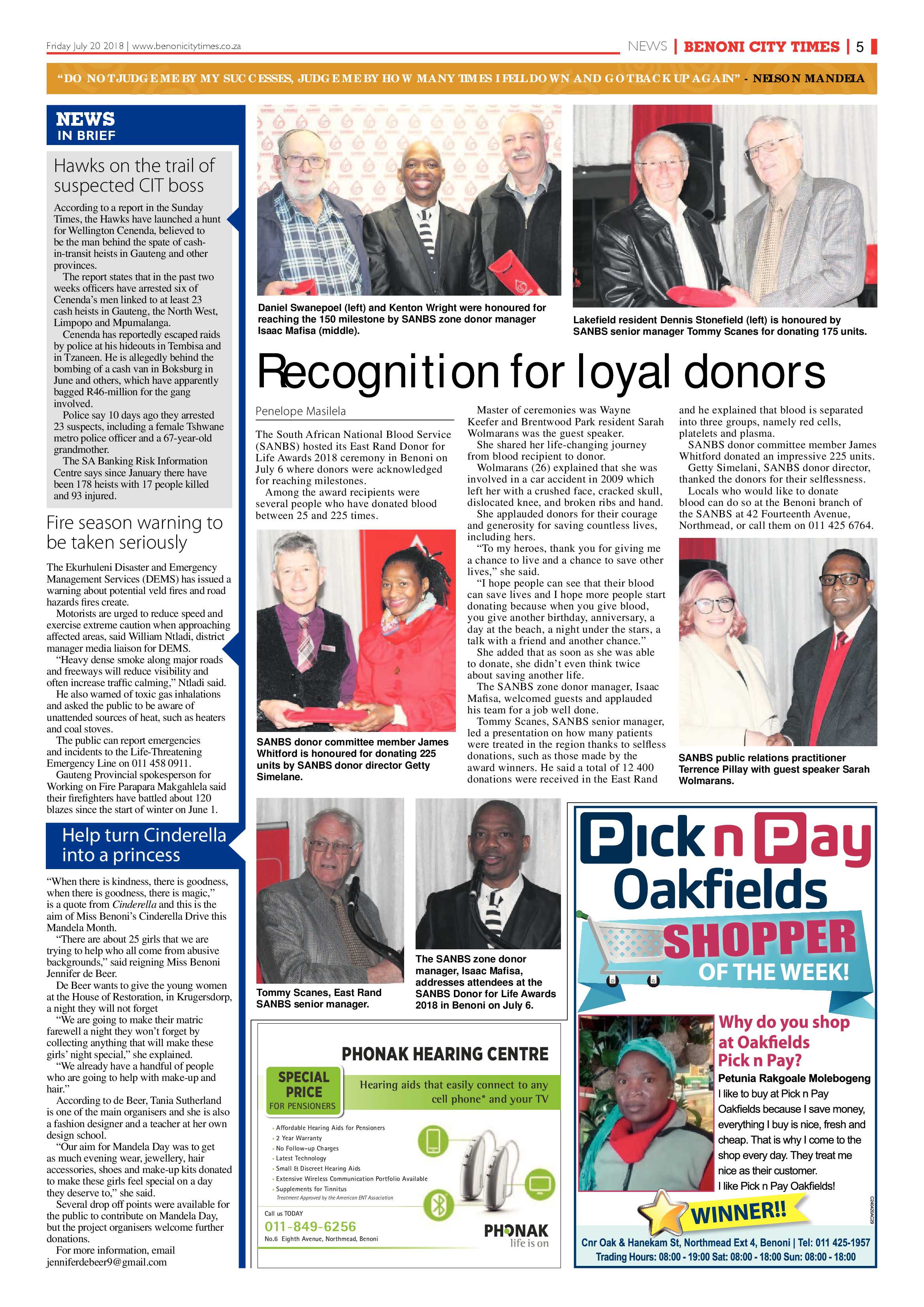 Benoni City Times 19 July 2018 page 5