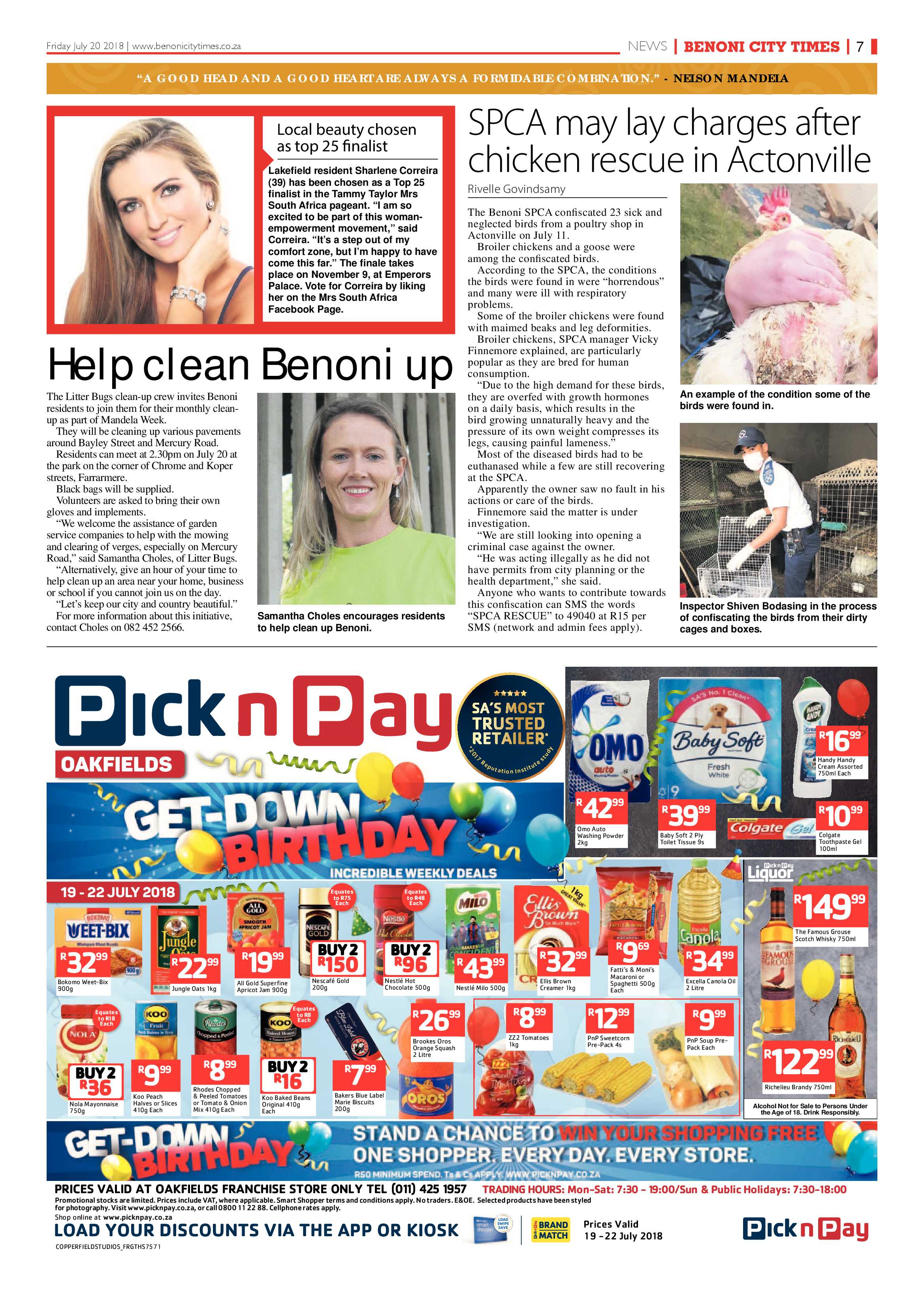 Benoni City Times 19 July 2018 page 7