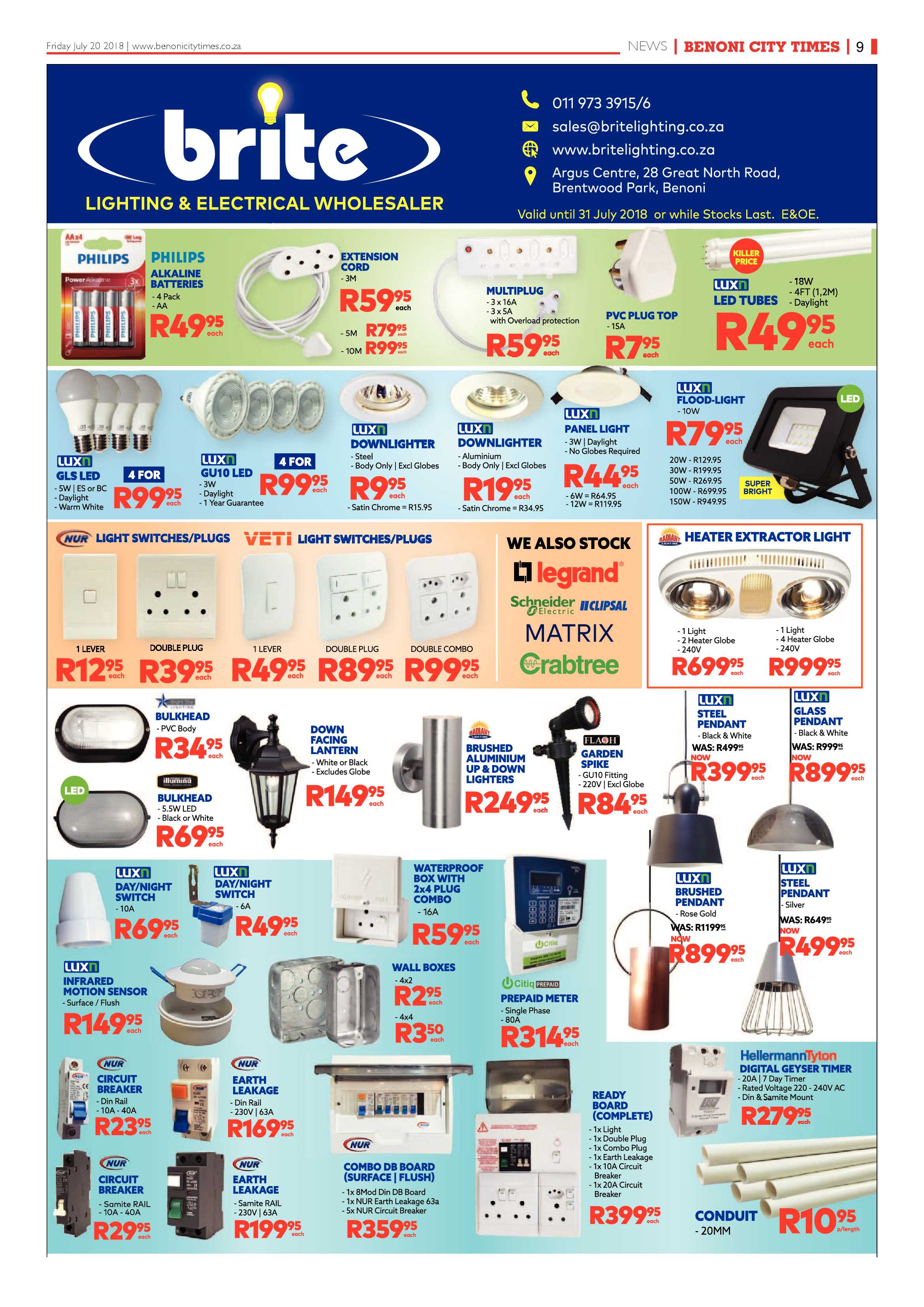 Benoni City Times 19 July 2018 page 9
