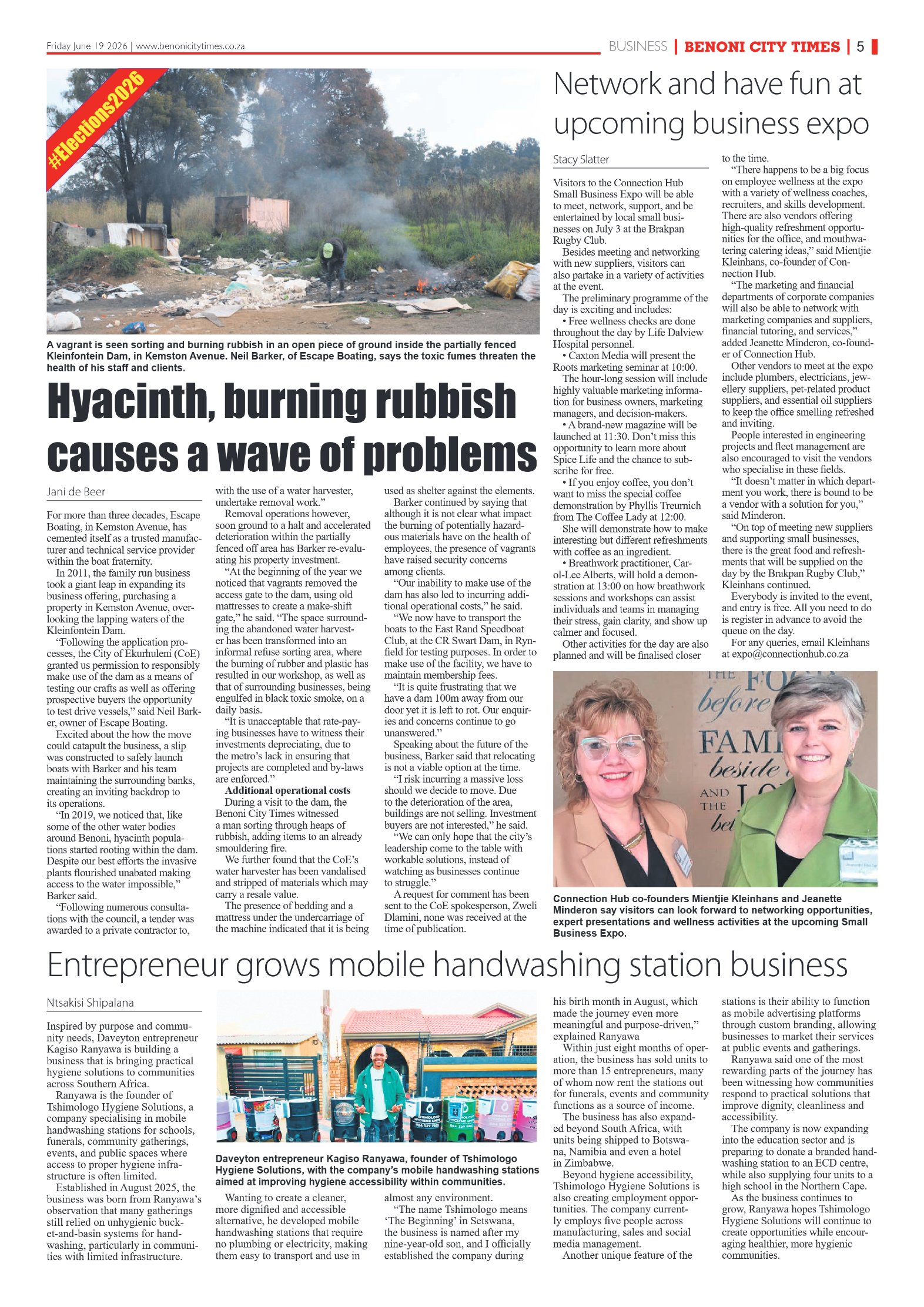 Benoni City Times 19 June 2026 page 5