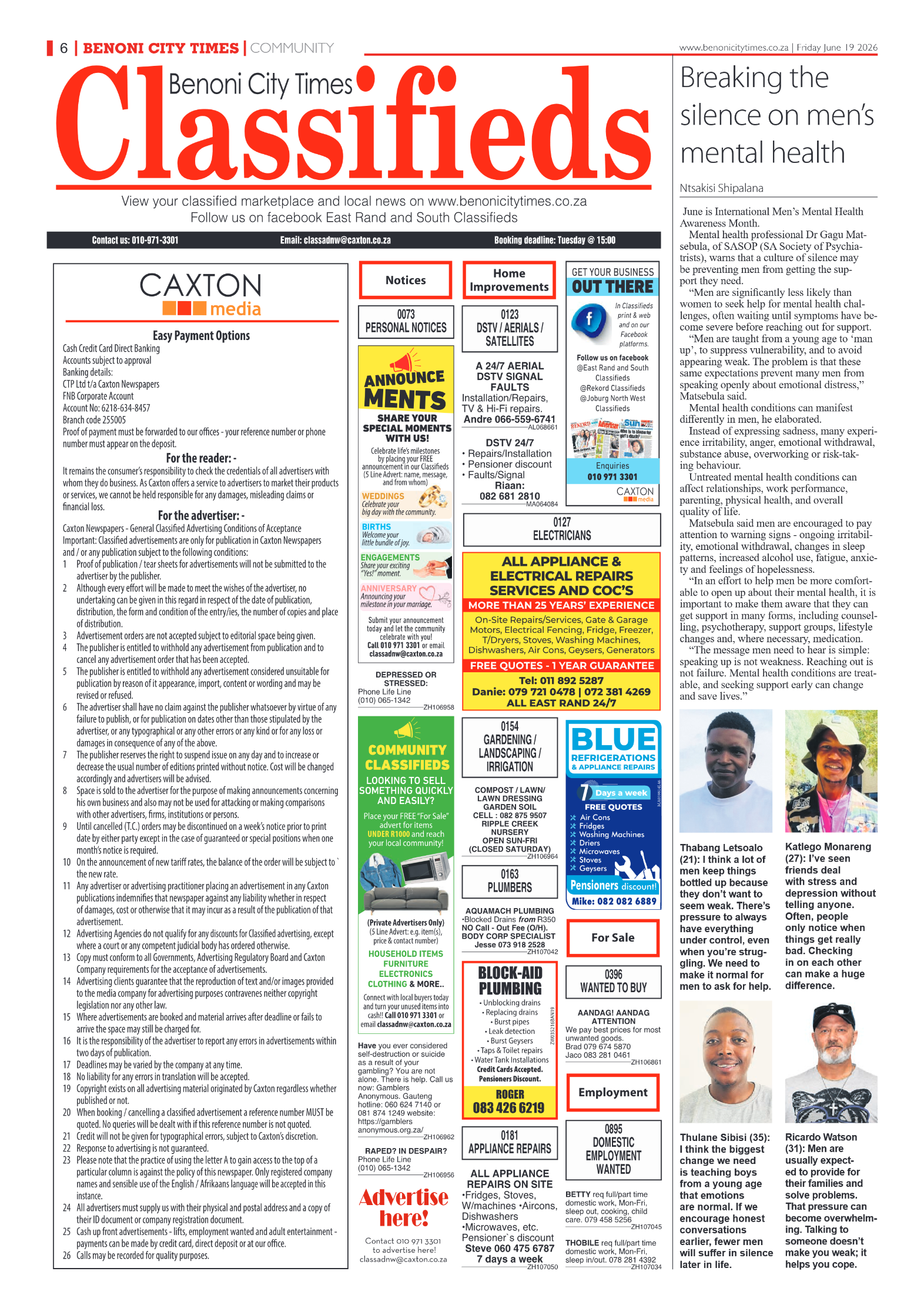 Benoni City Times 19 June 2026 page 6