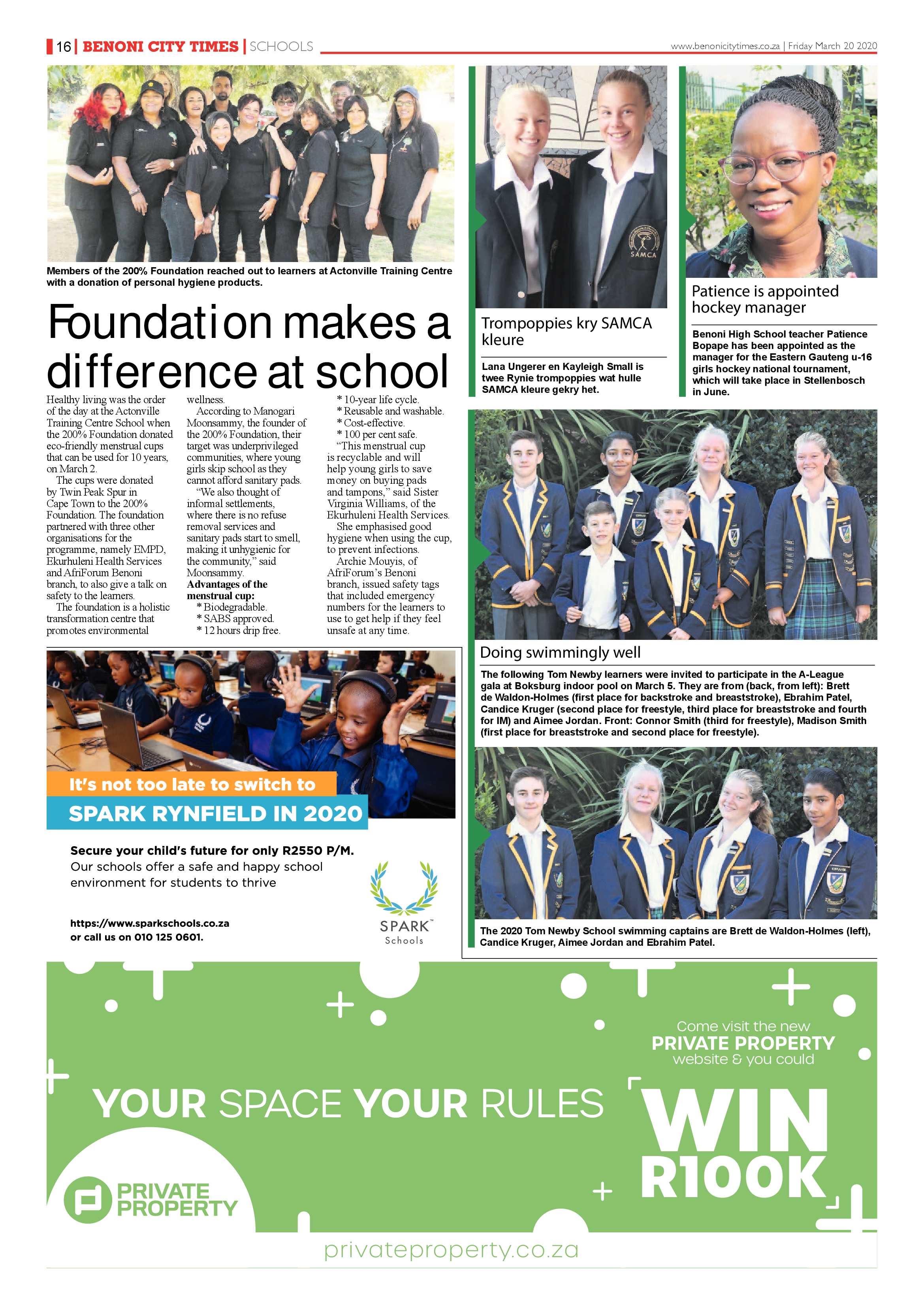 Benoni City Times 19 March 2020 page 16