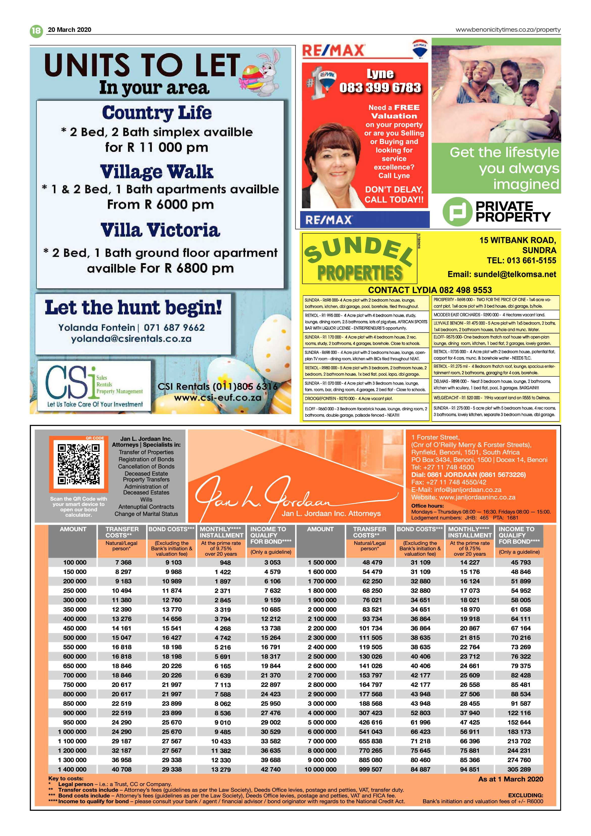 Benoni City Times 19 March 2020 page 18