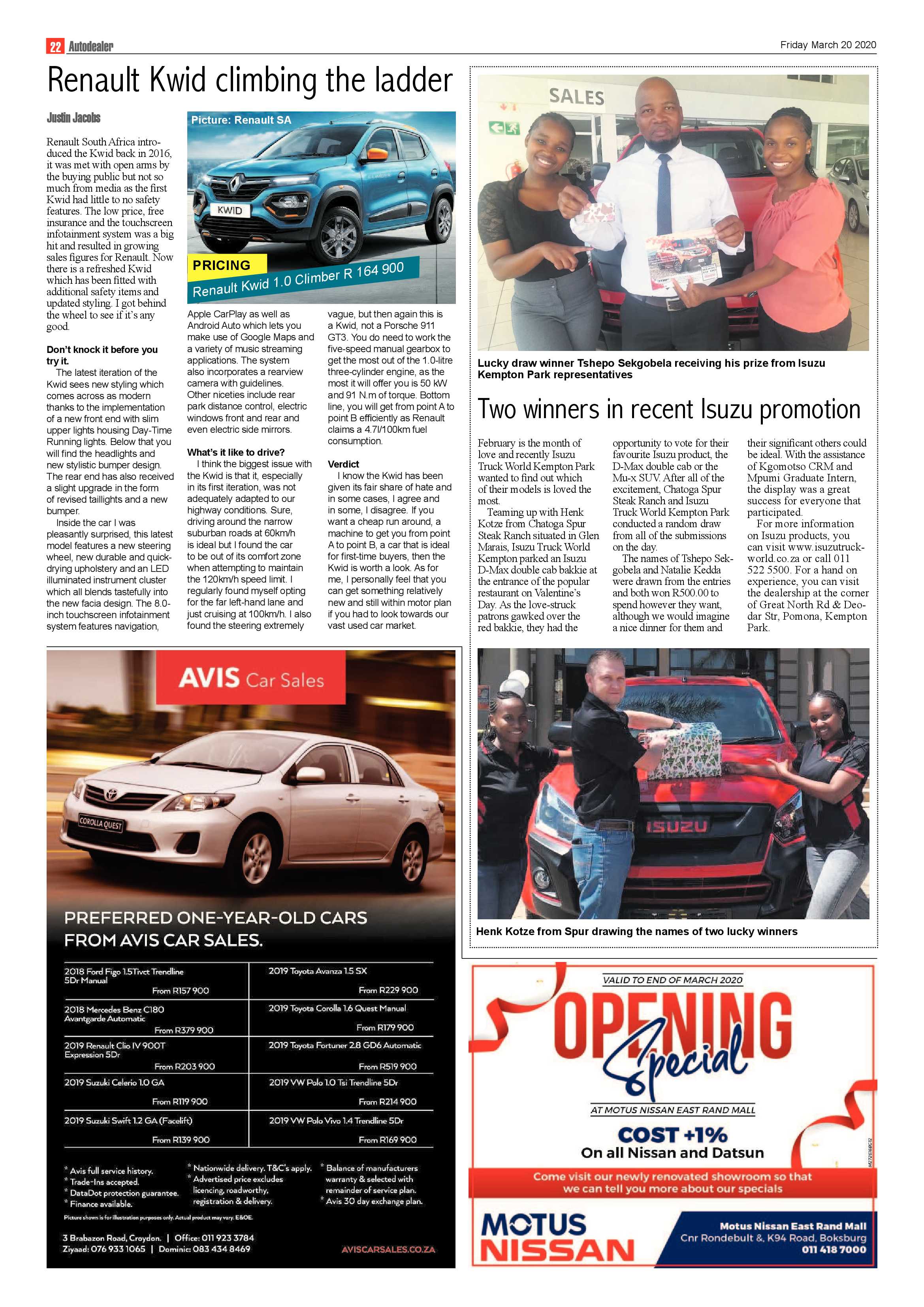 Benoni City Times 19 March 2020 page 22