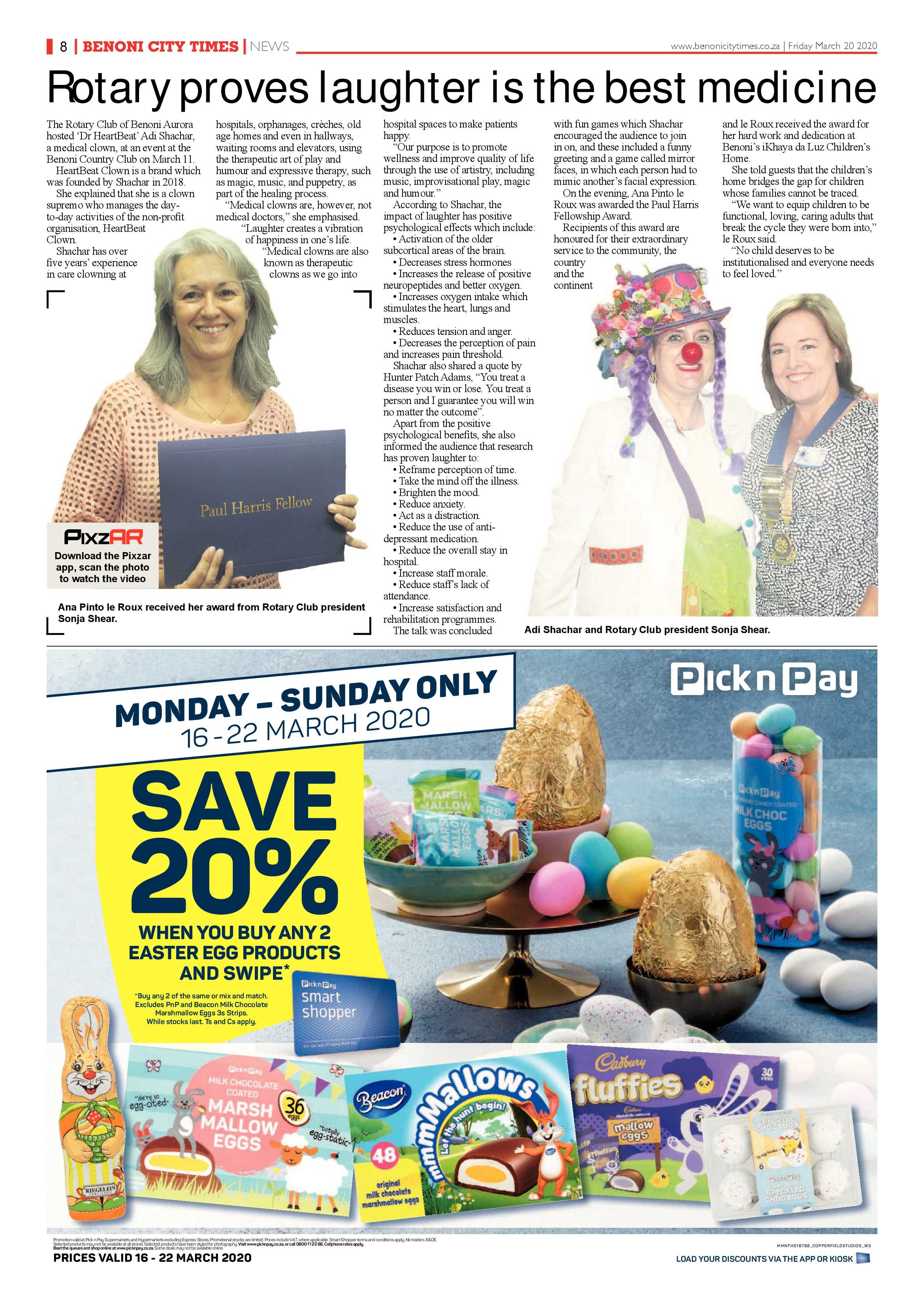 Benoni City Times 19 March 2020 page 8
