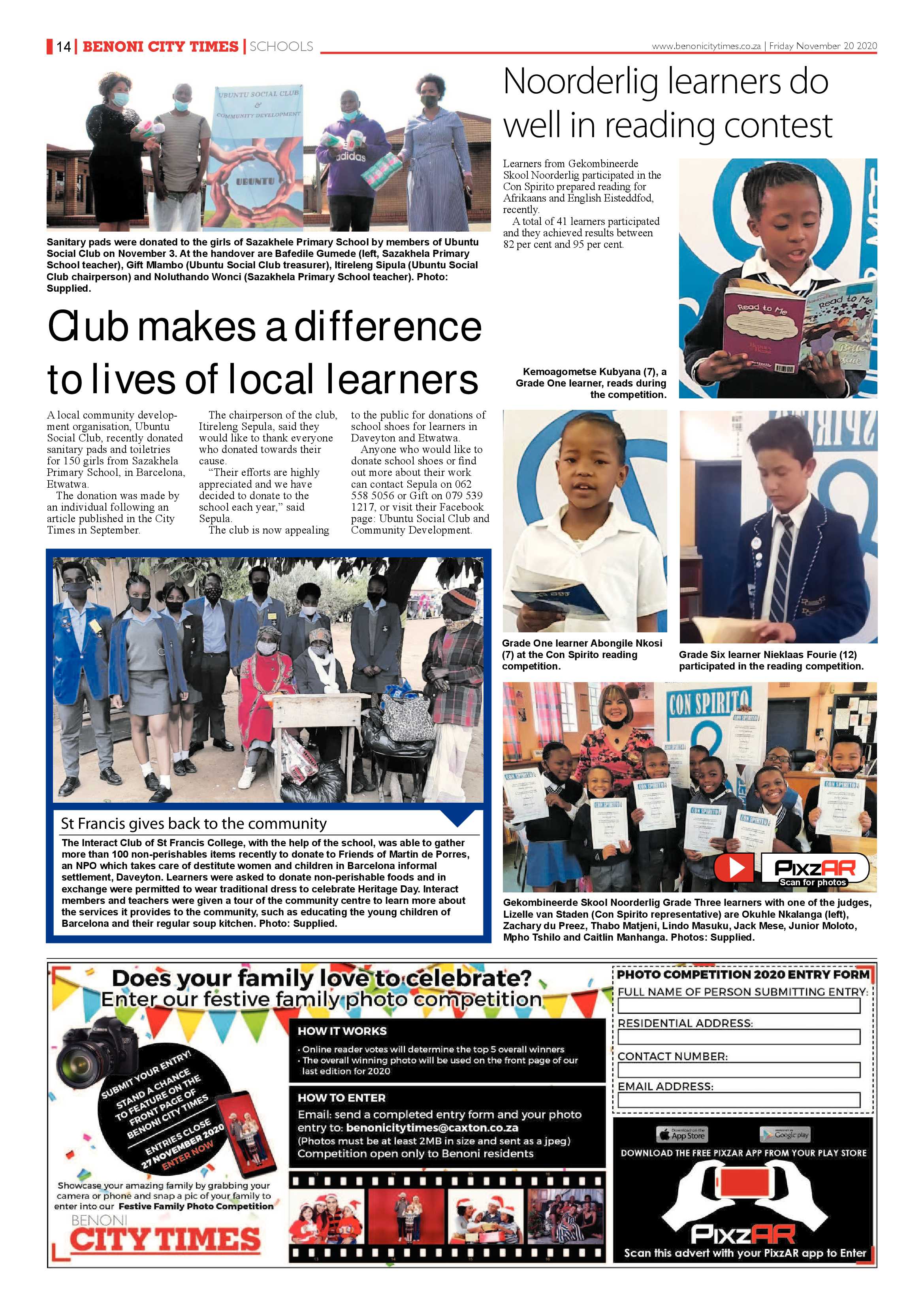 Benoni City Times 19 November 2020 page 14
