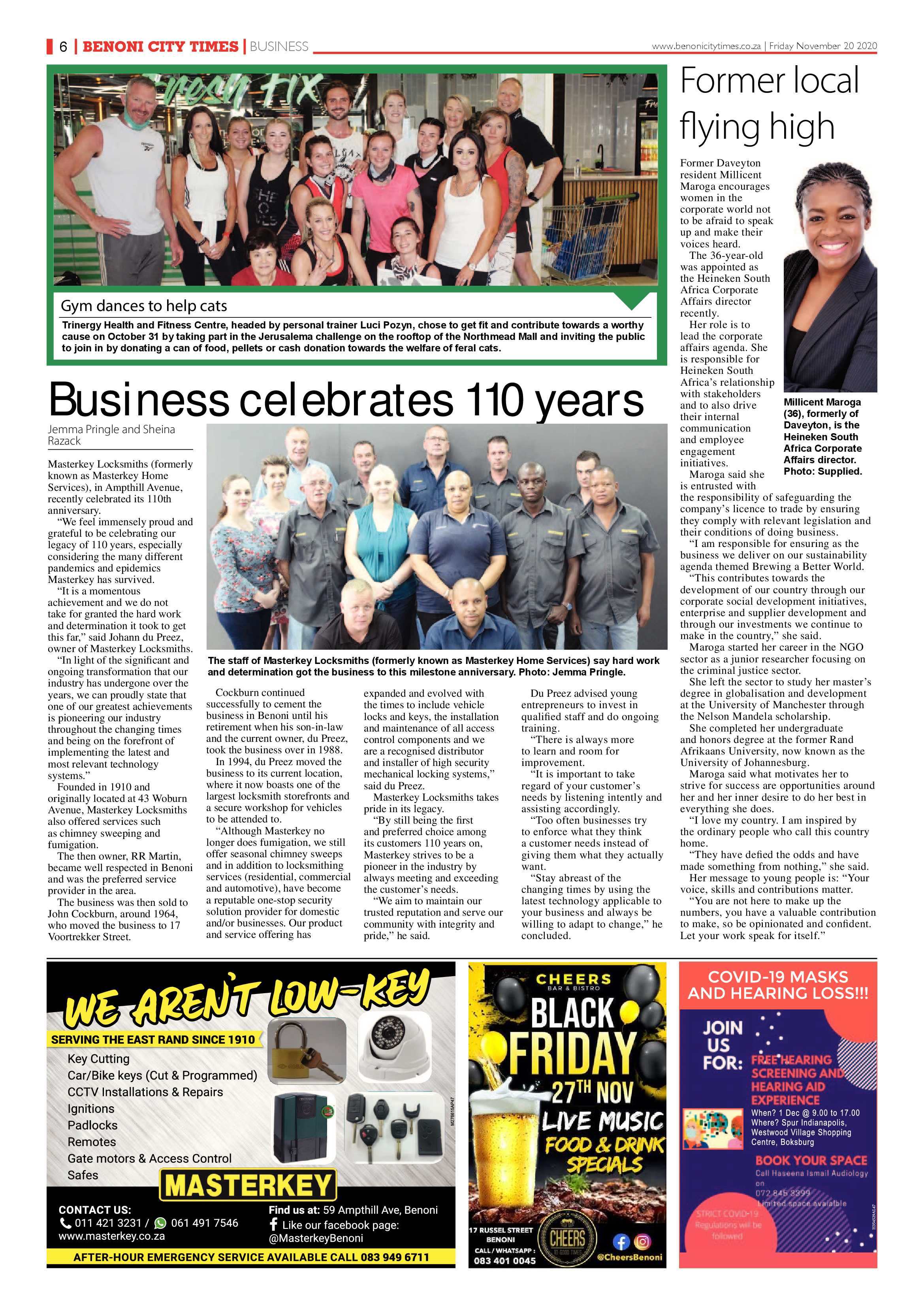 Benoni City Times 19 November 2020 page 6