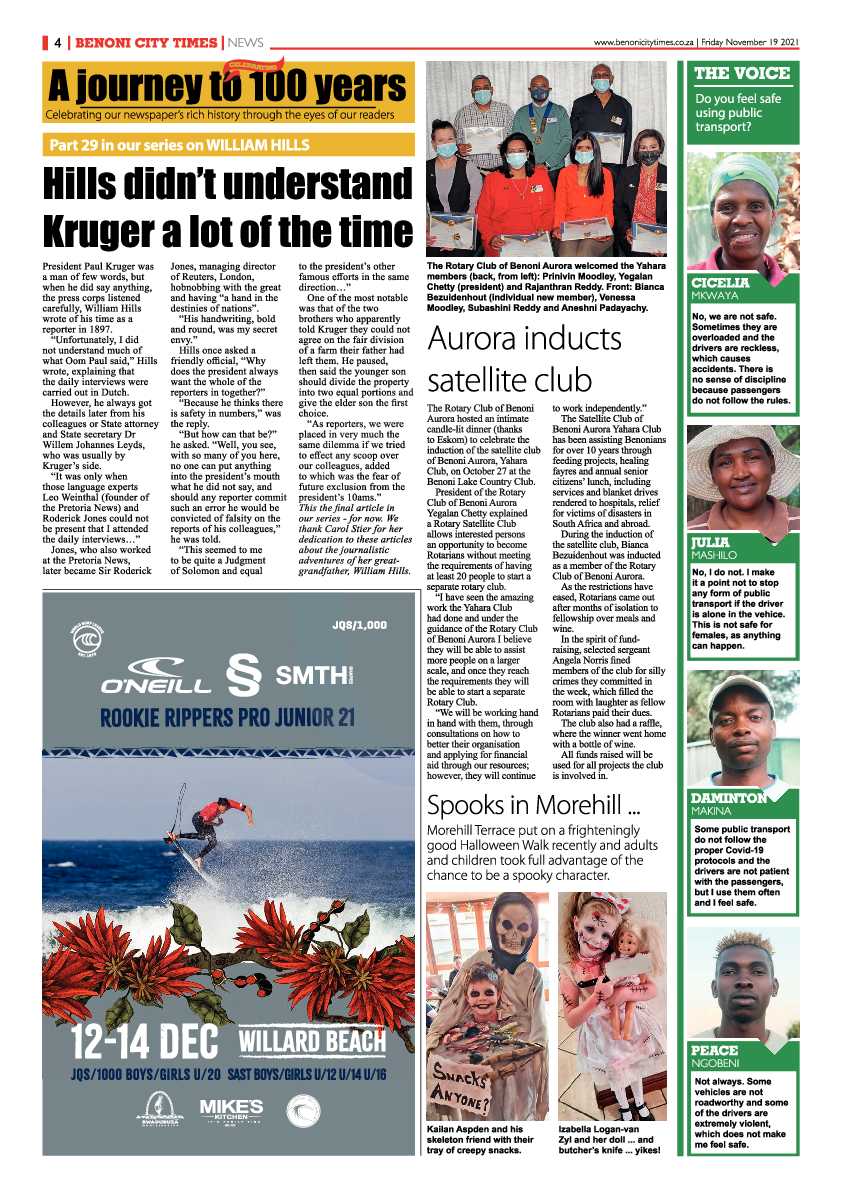 Benoni City Times 19 November 2021 page 4