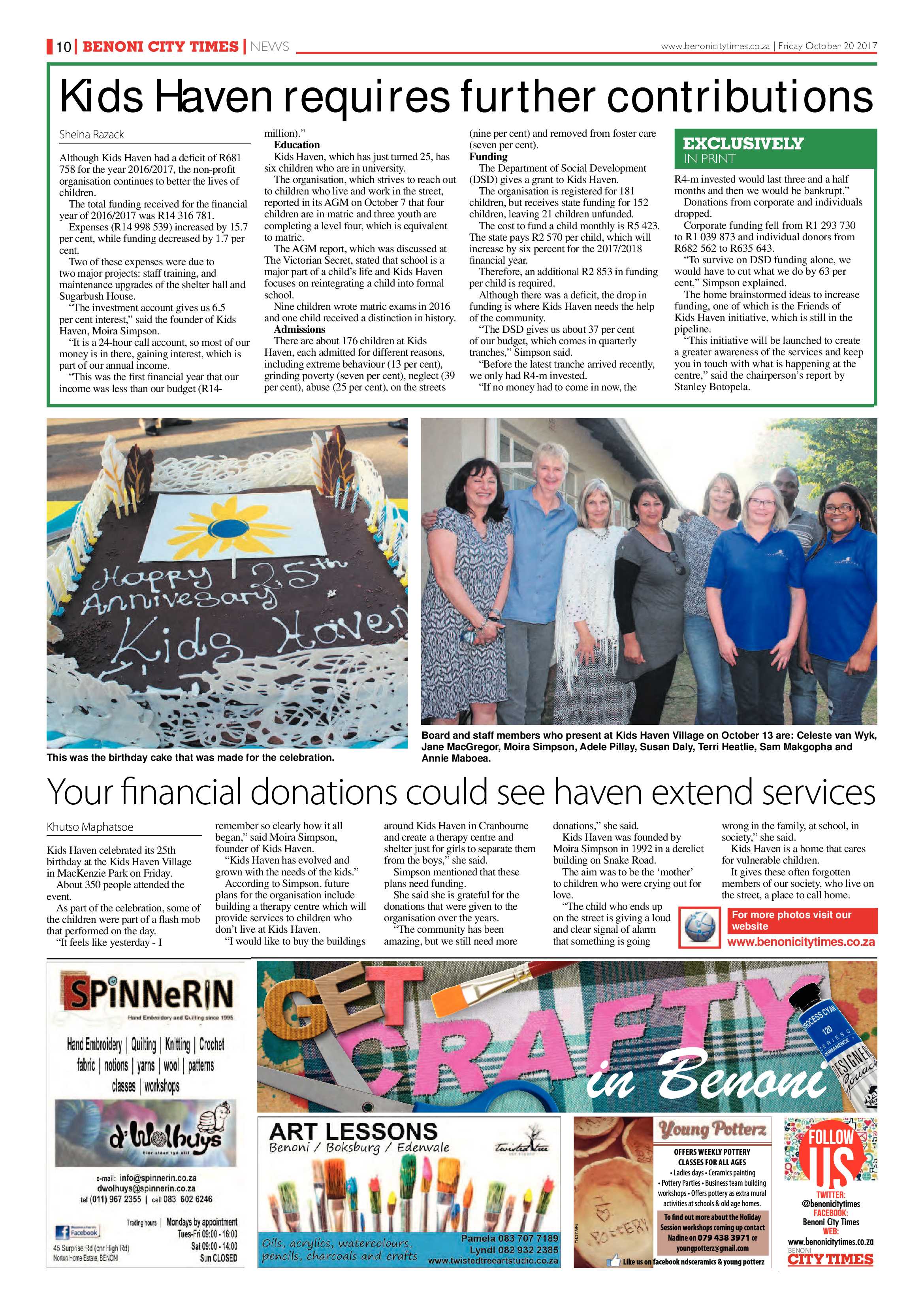 Benoni City Times 19 October 2017 page 10