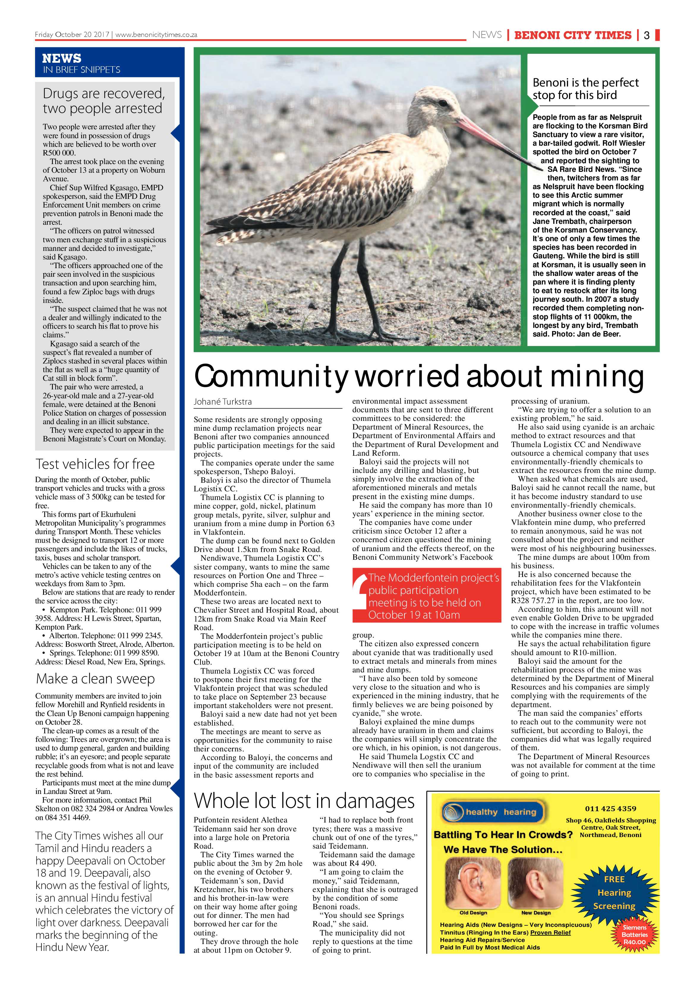 Benoni City Times 19 October 2017 page 3