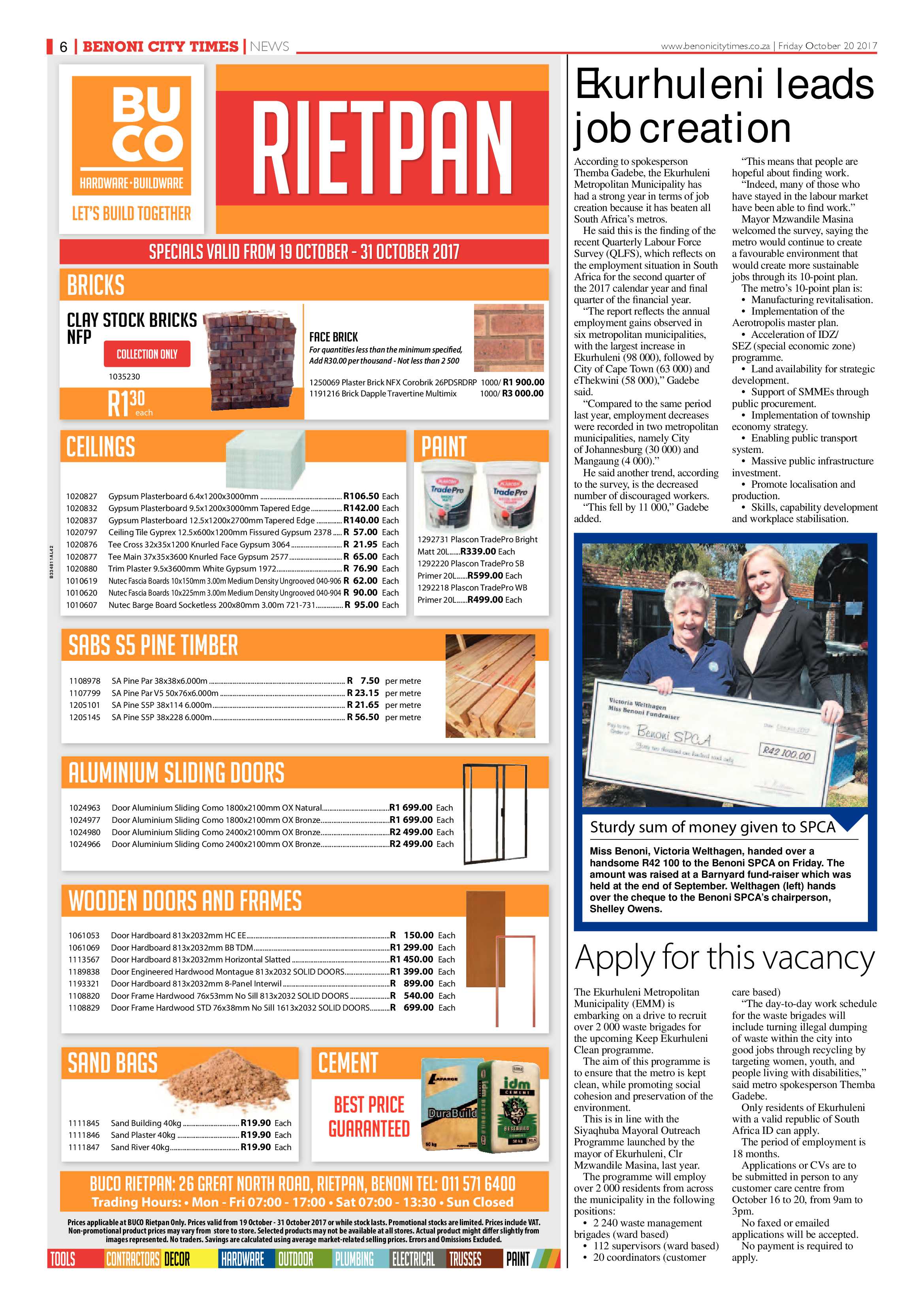 Benoni City Times 19 October 2017 page 6