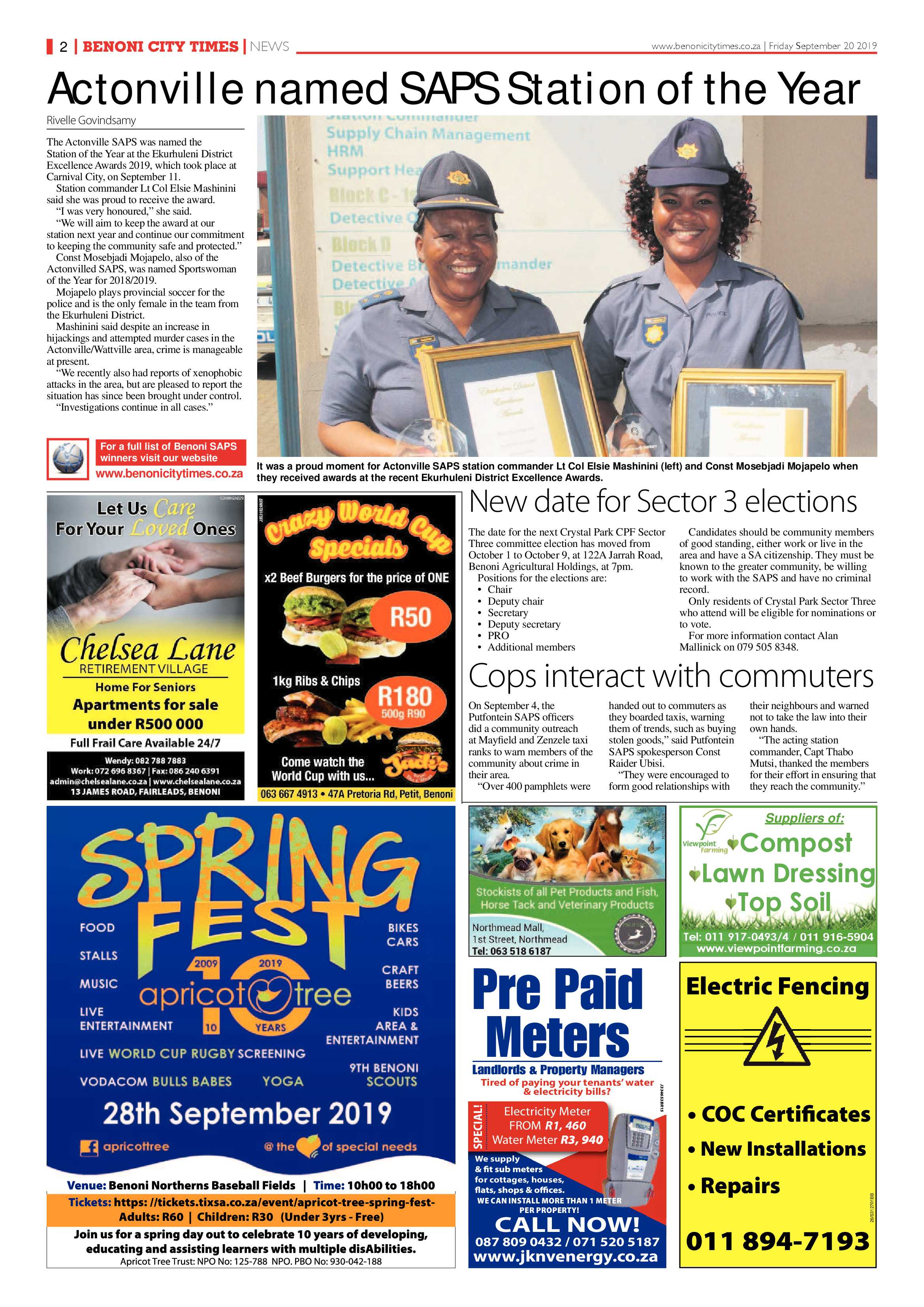 Benoni City Times 19 September 2019 page 2