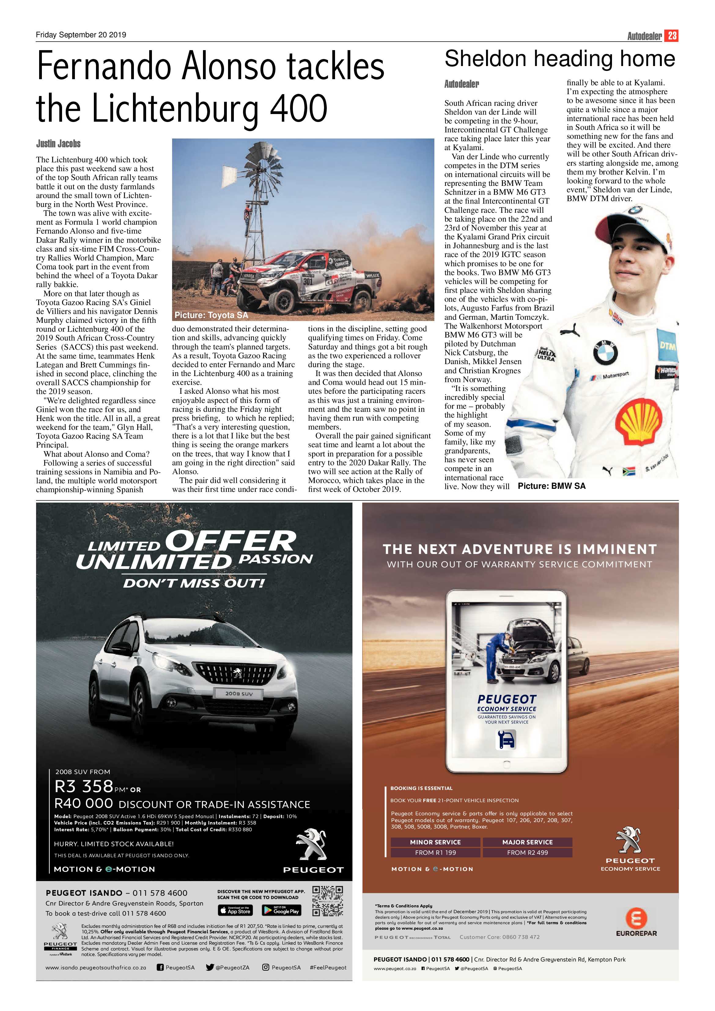 Benoni City Times 19 September 2019 page 23