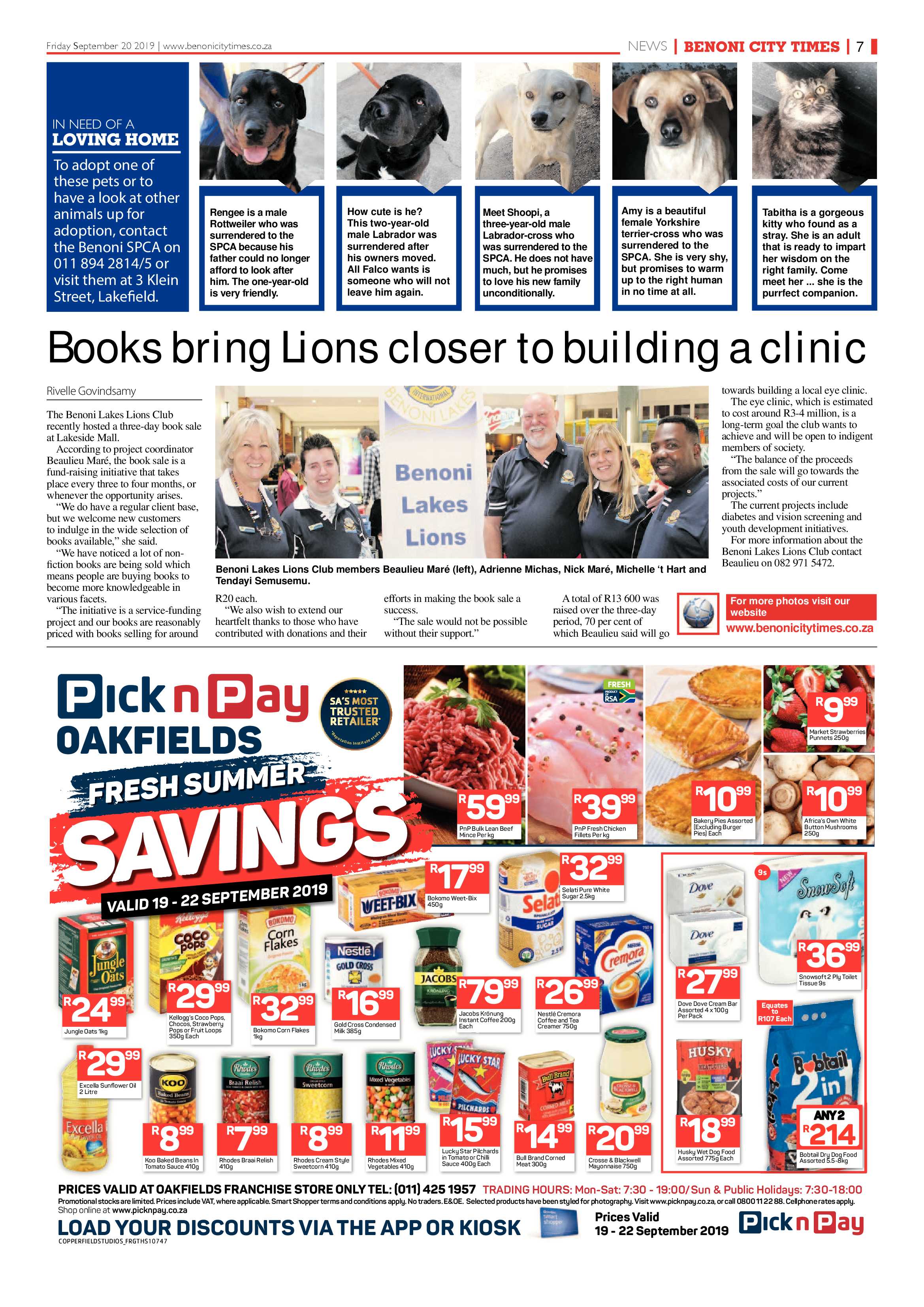 Benoni City Times 19 September 2019 page 7