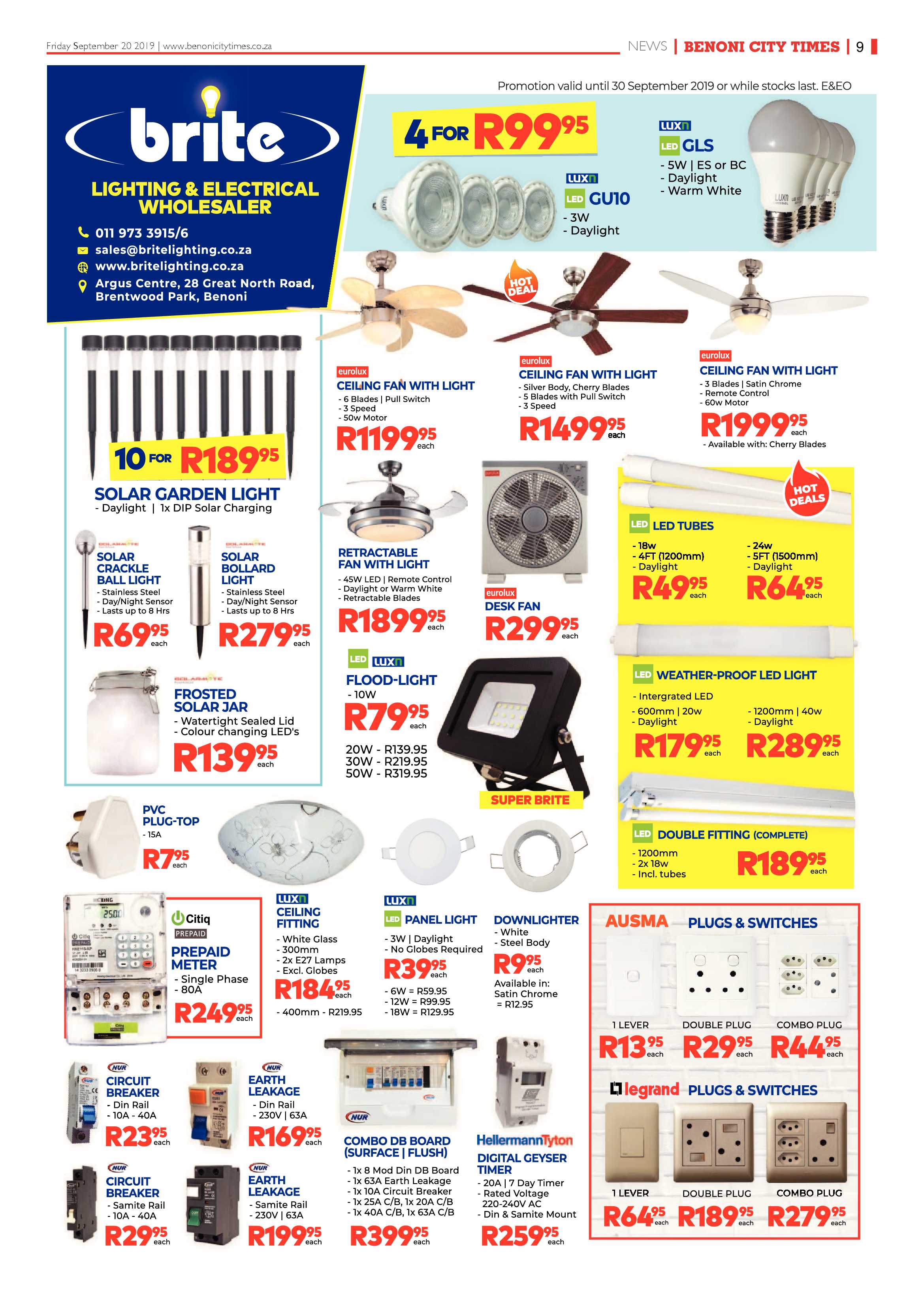 Benoni City Times 19 September 2019 page 9