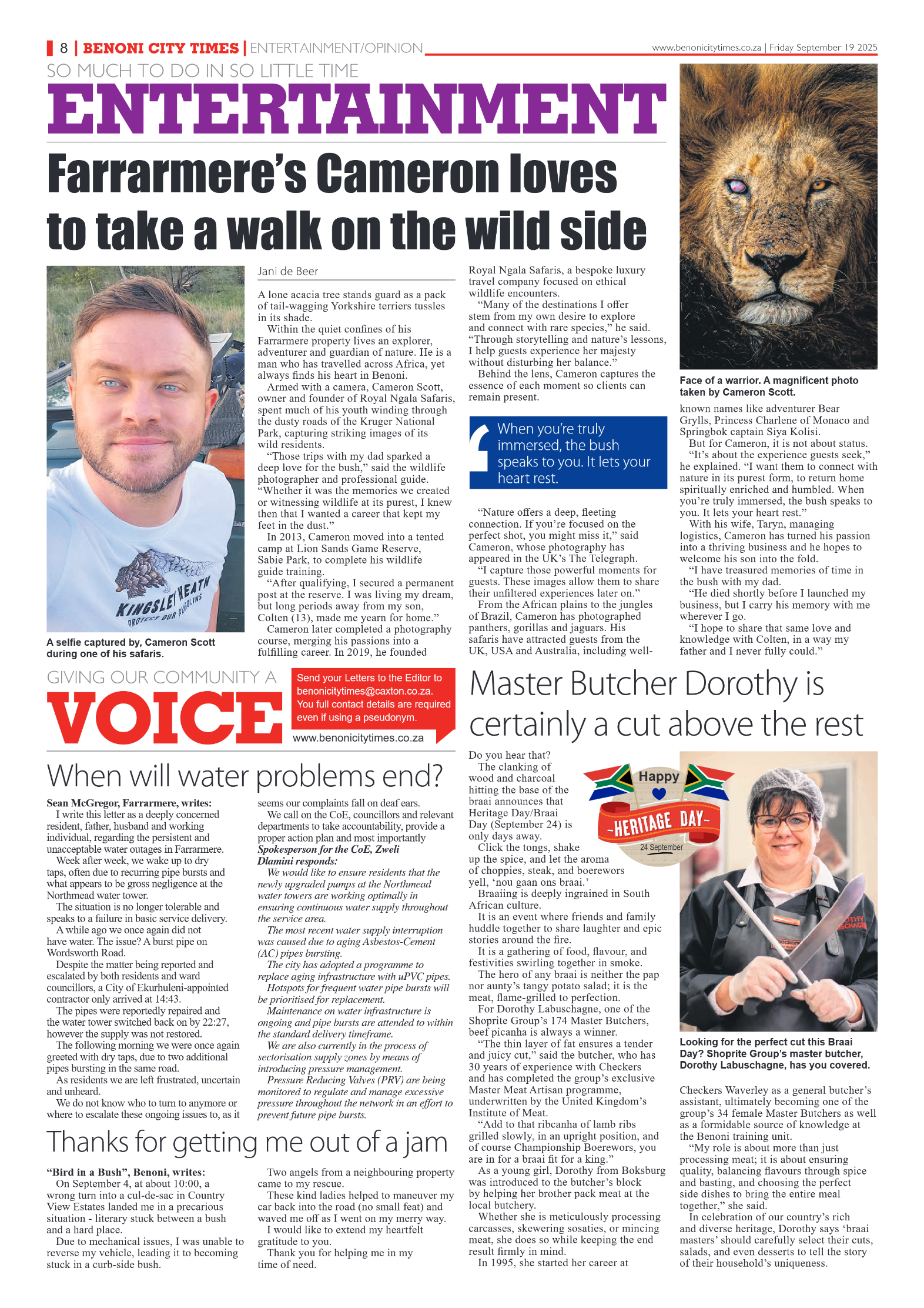 Benoni City Times 19 September 2025 page 10