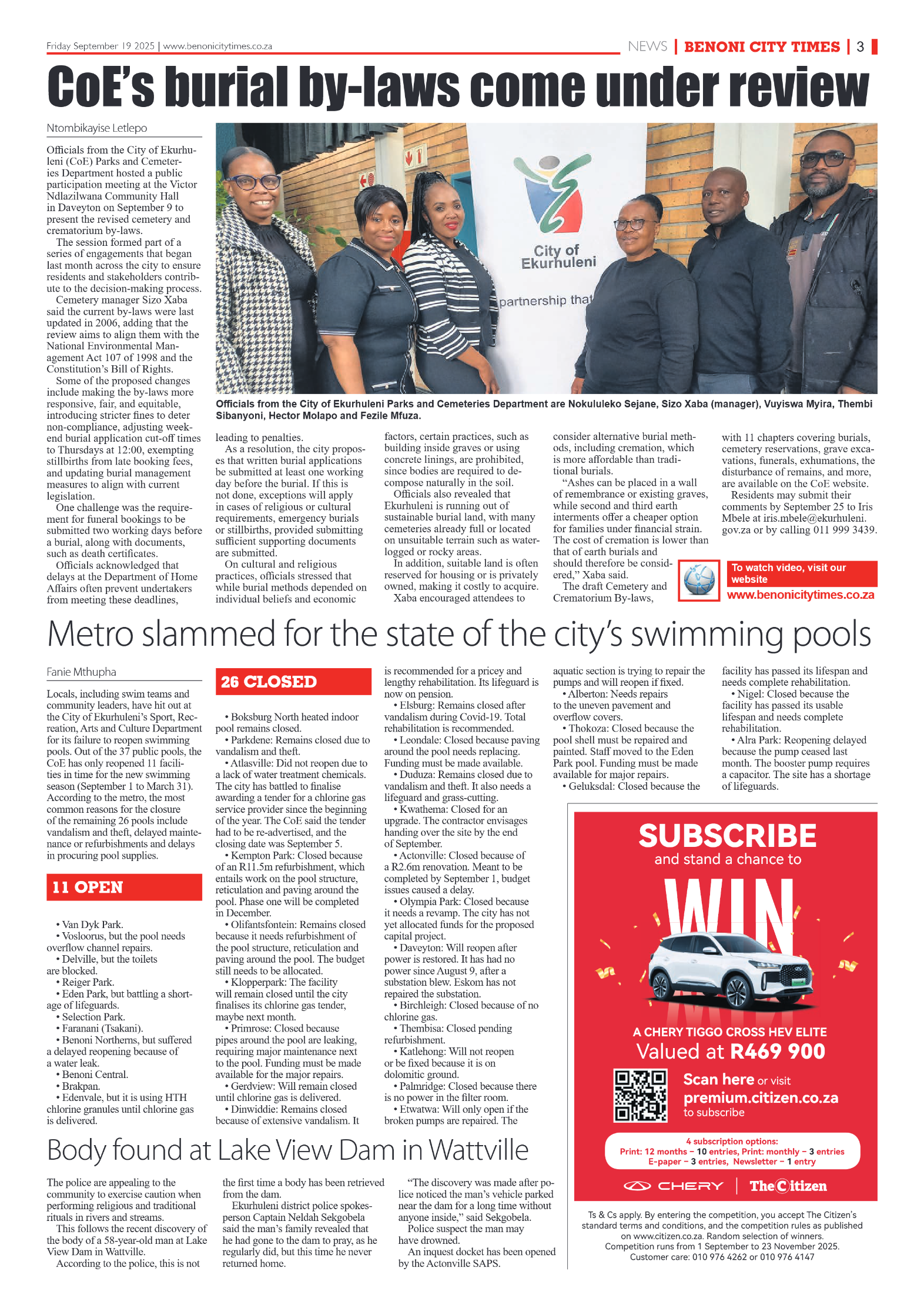 Benoni City Times 19 September 2025 page 5