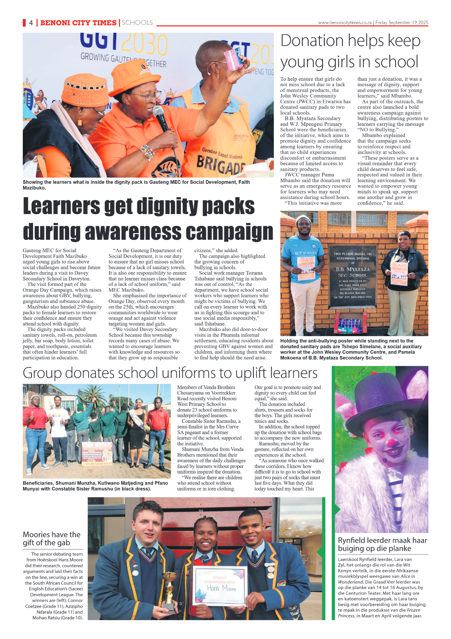Benoni City Times 19 September 2025 page 6