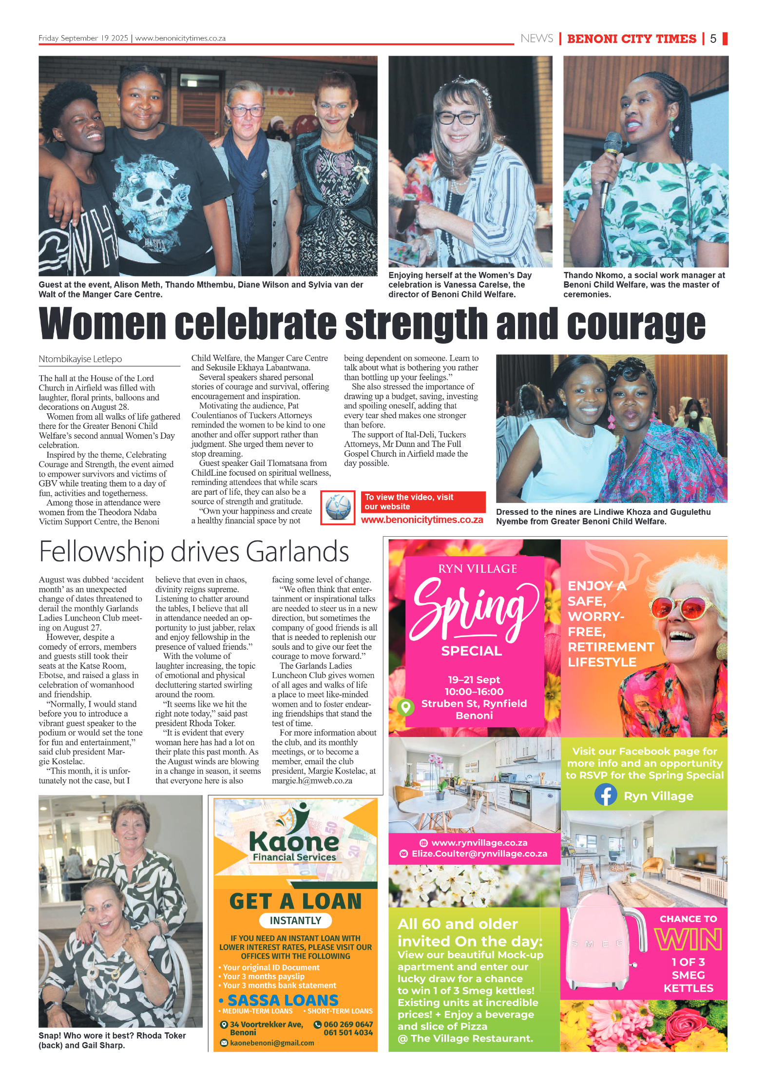 Benoni City Times 19 September 2025 page 7