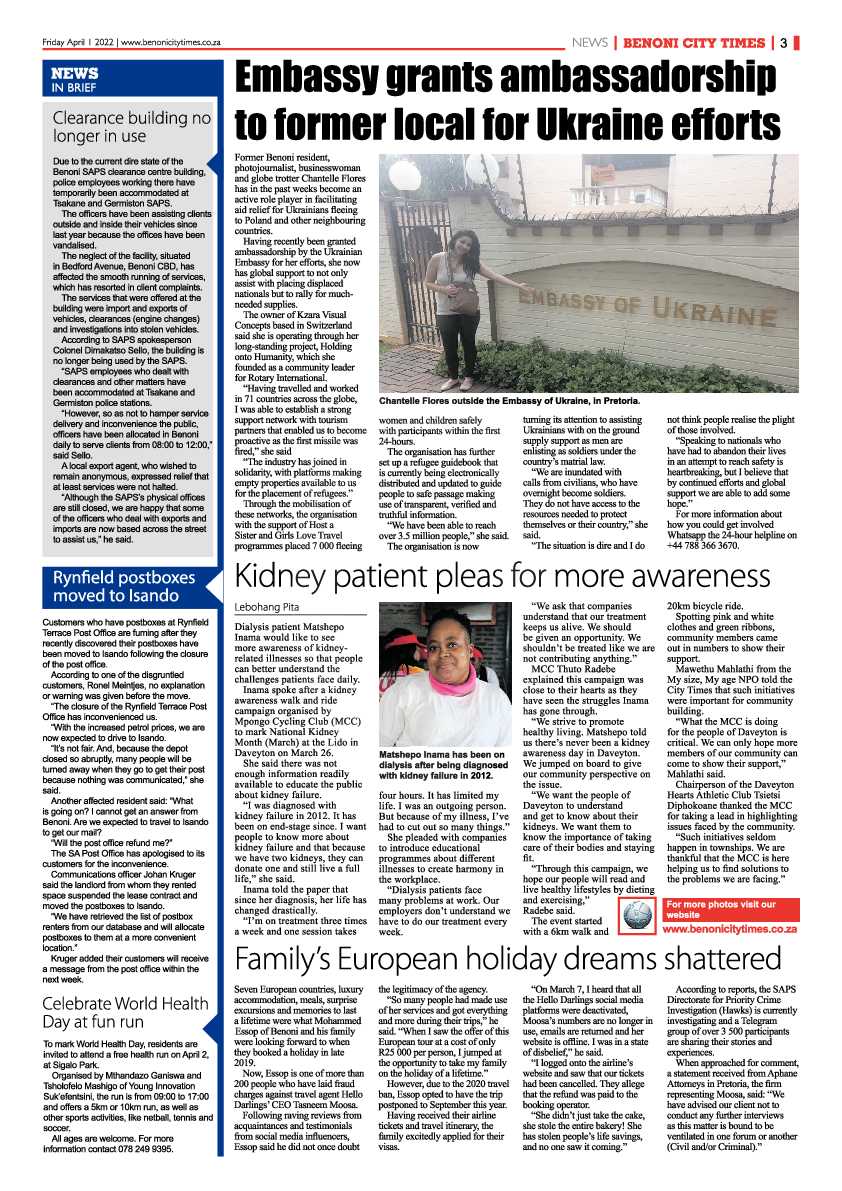 Benoni City Times 1 April 2022 page 3