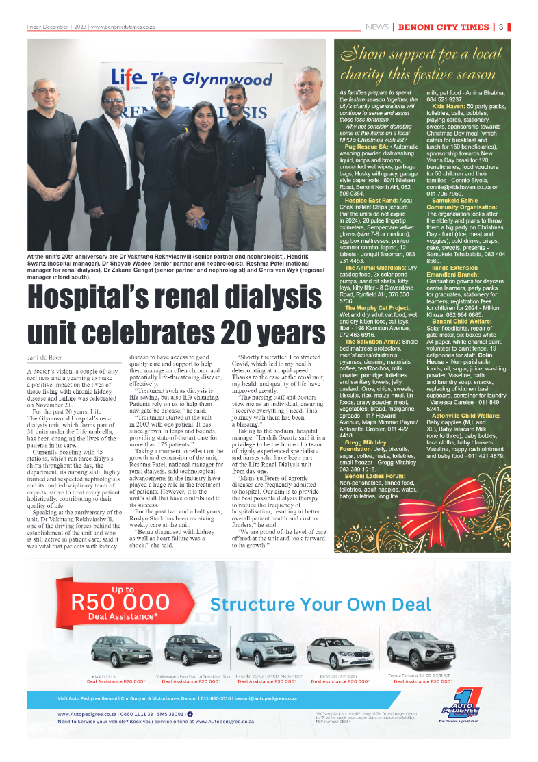 Benoni City Times 1 December 2023 page 3