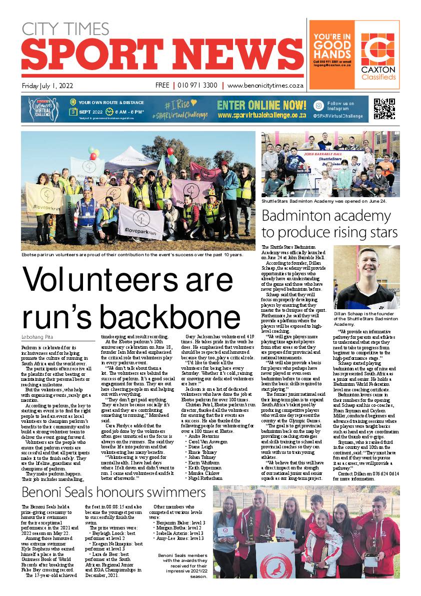 Benoni City Times 1 July 2022 page 12