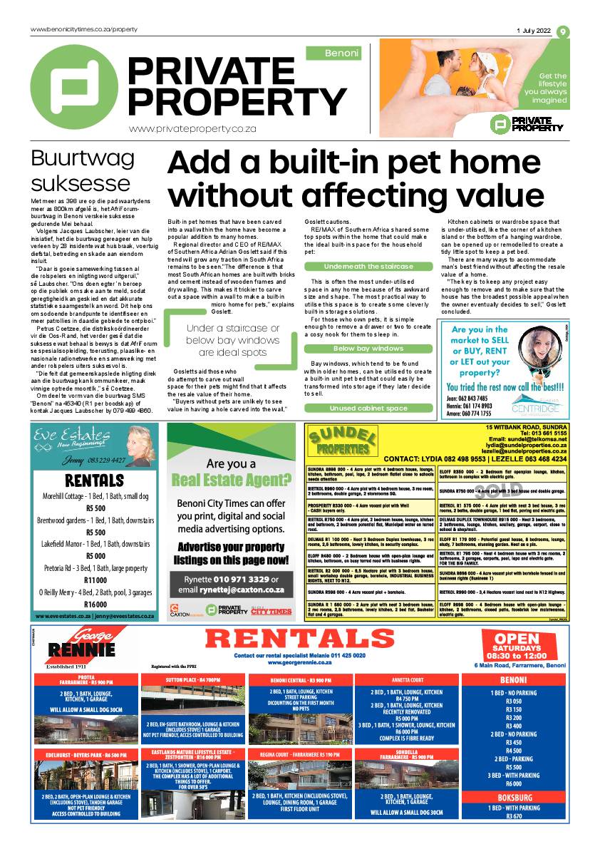 Benoni City Times 1 July 2022 page 9