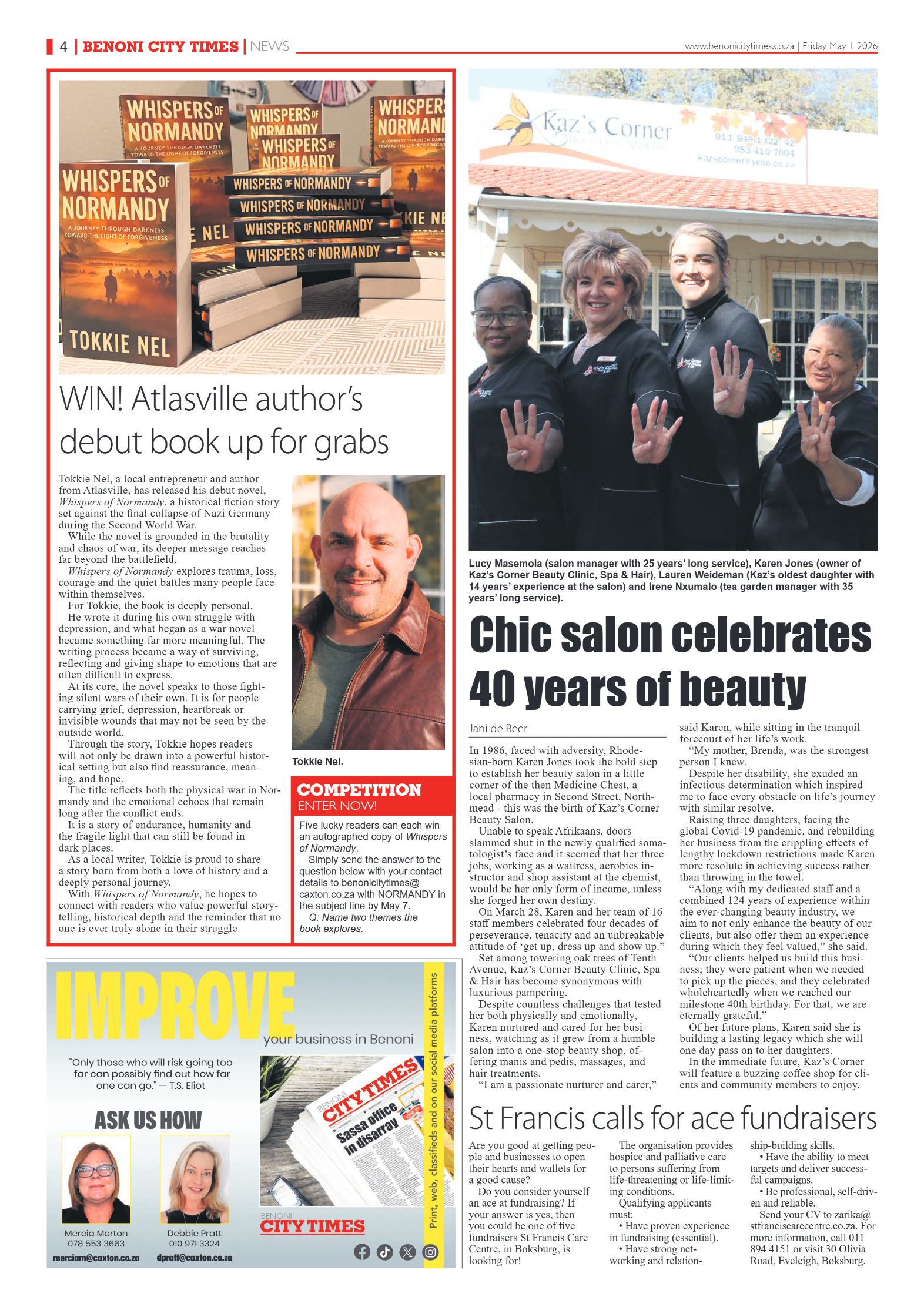Benoni City Times 1 May 2026 page 4