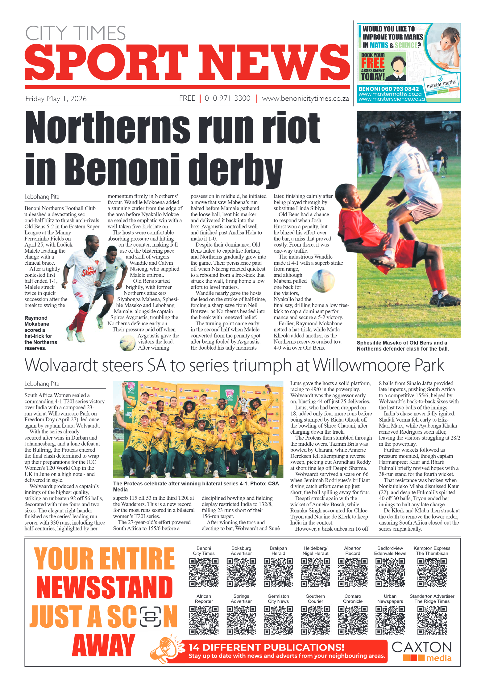 Benoni City Times 1 May 2026 page 8
