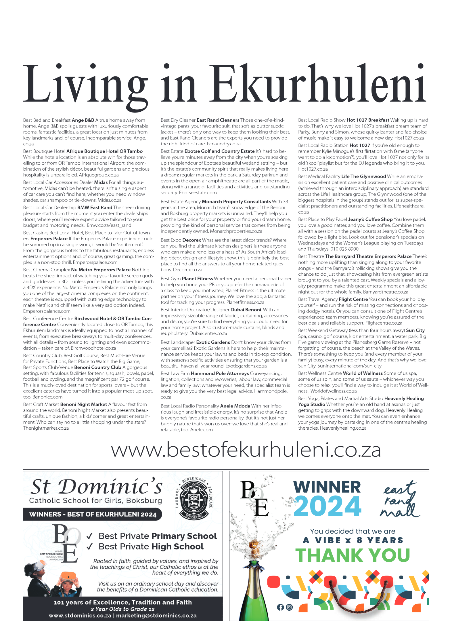 Benoni City Times 1 November 2024 page 12
