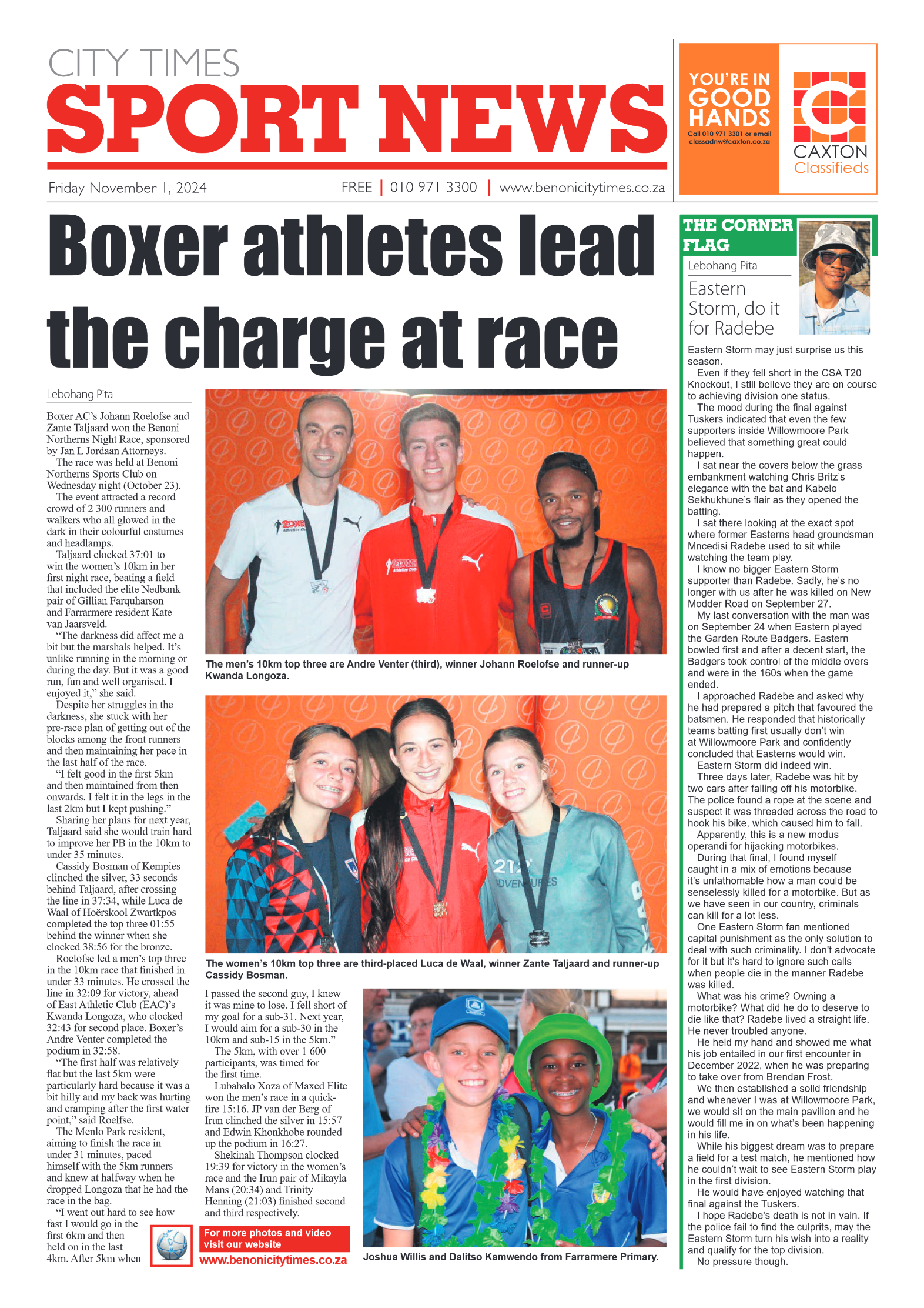 Benoni City Times 1 November 2024 page 20