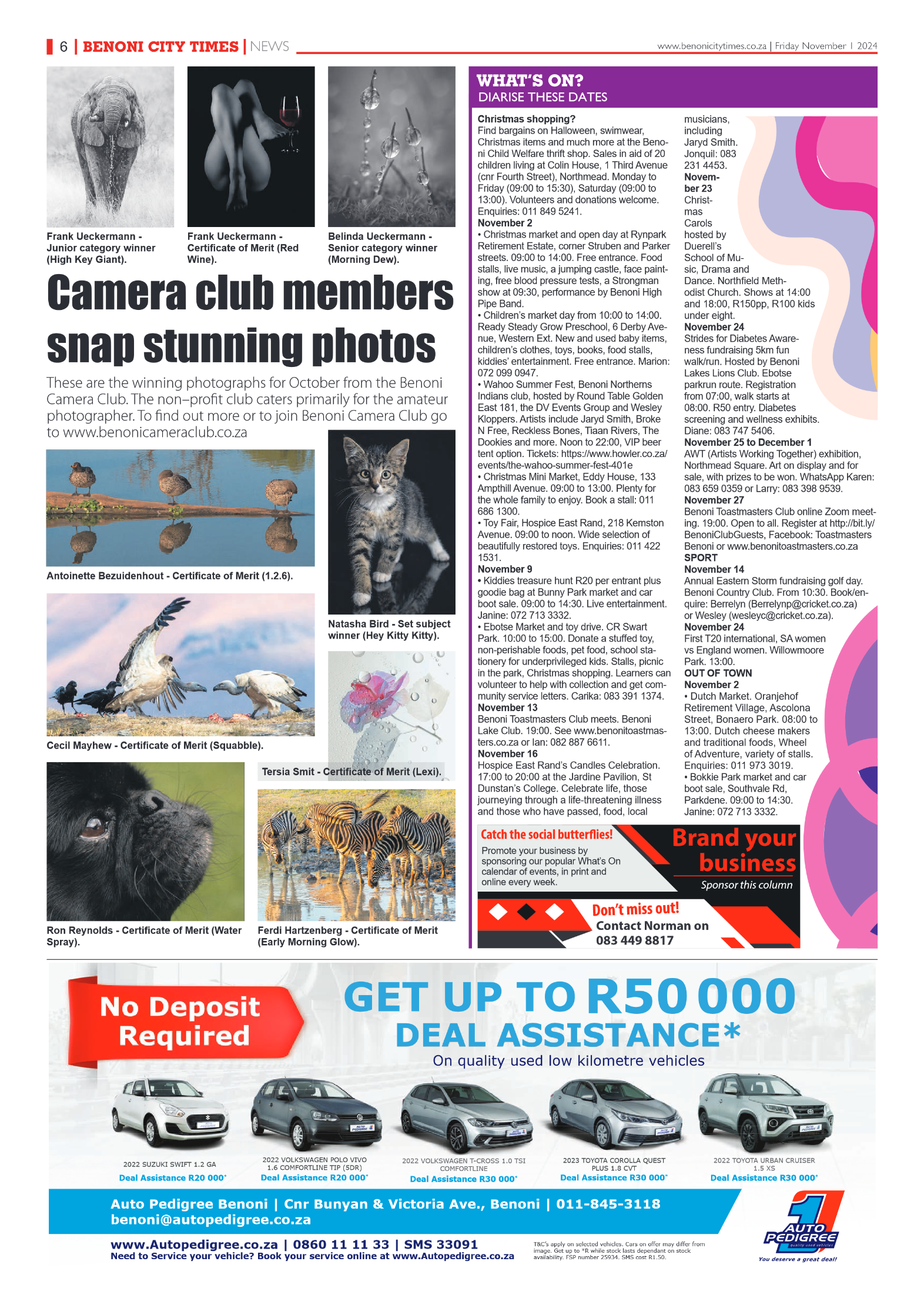 Benoni City Times 1 November 2024 page 6