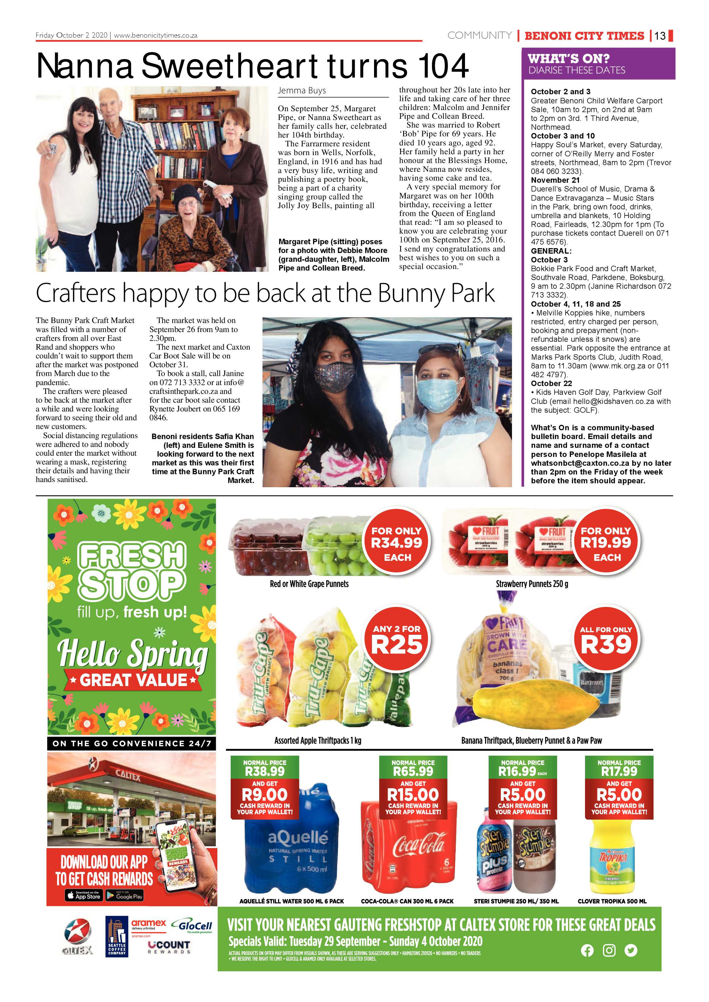 Benoni City Times 1 October 2020 page 13