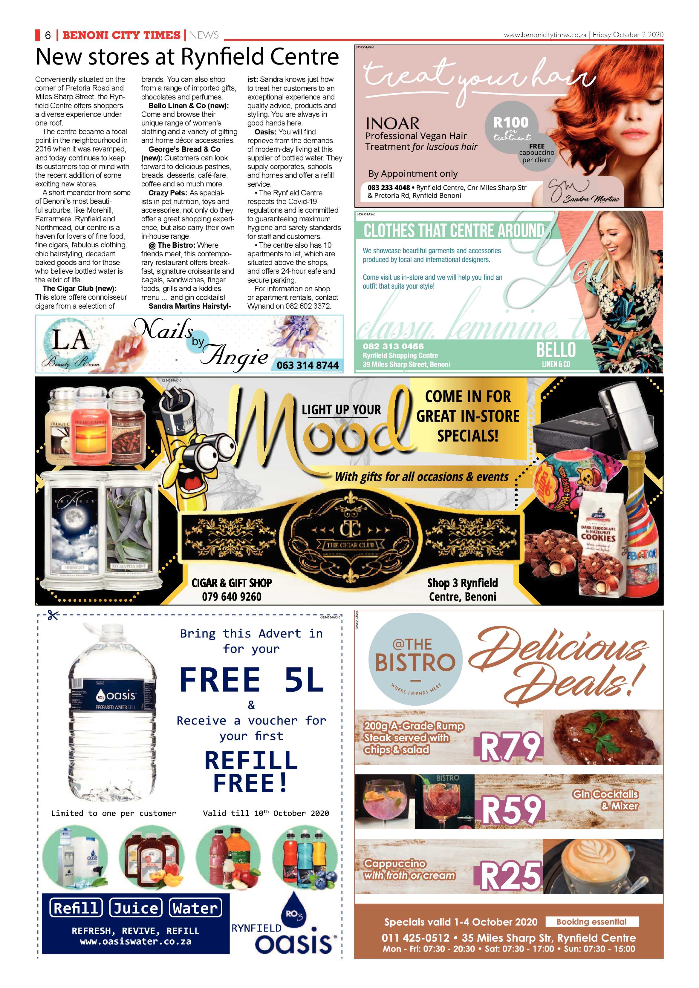 Benoni City Times 1 October 2020 page 6