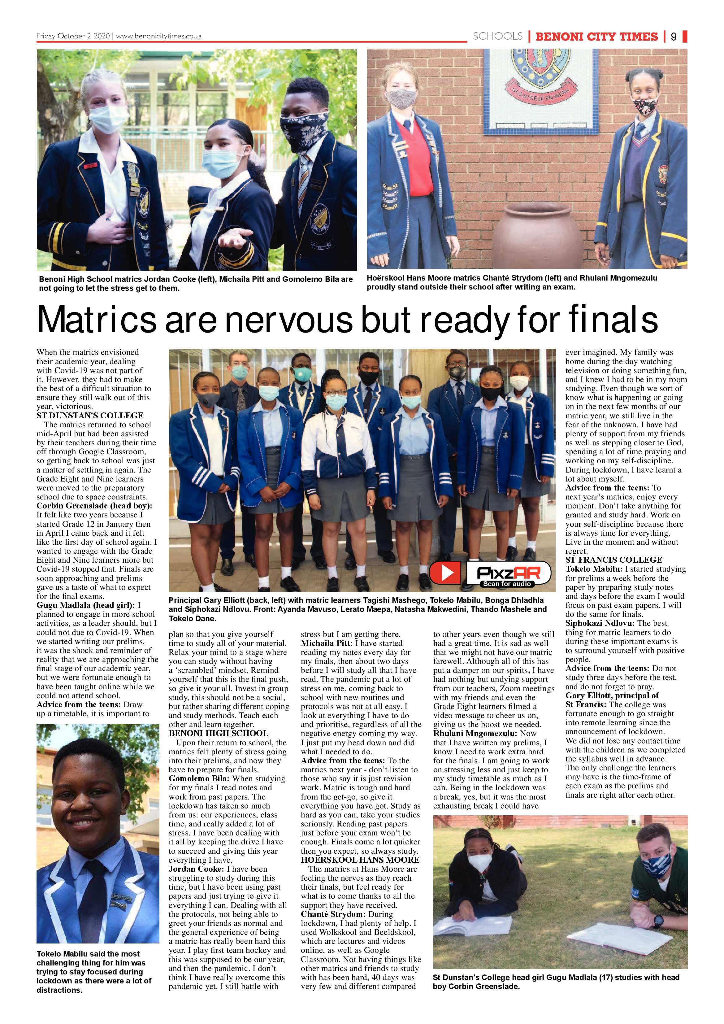 Benoni City Times 1 October 2020 page 9