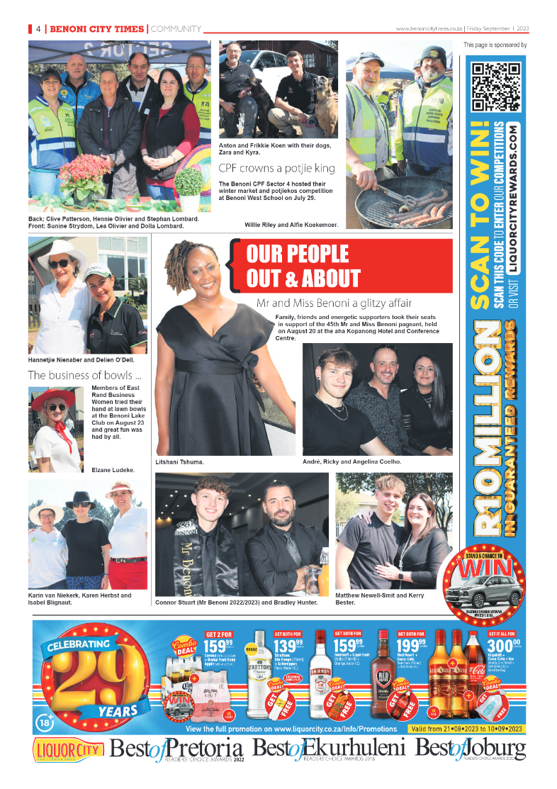 Benoni City Times 1 September 2023 page 4
