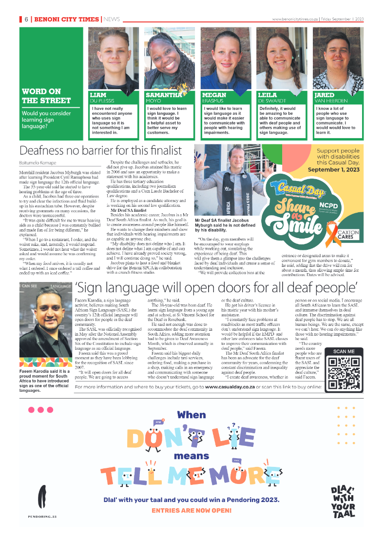 Benoni City Times 1 September 2023 page 6